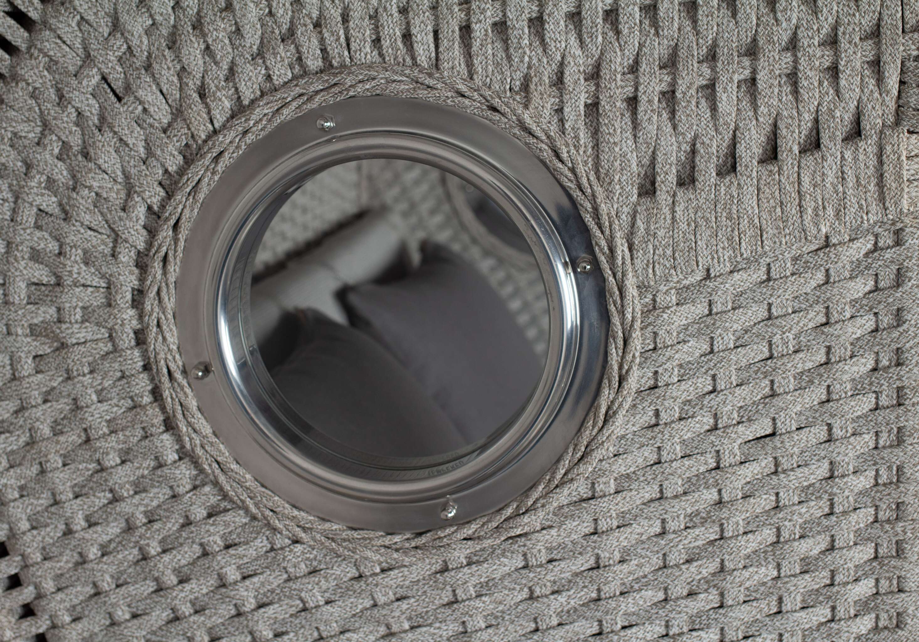 Strandkorb deVries PURE® Aruba XL Rope 15mm ivory Des. 251