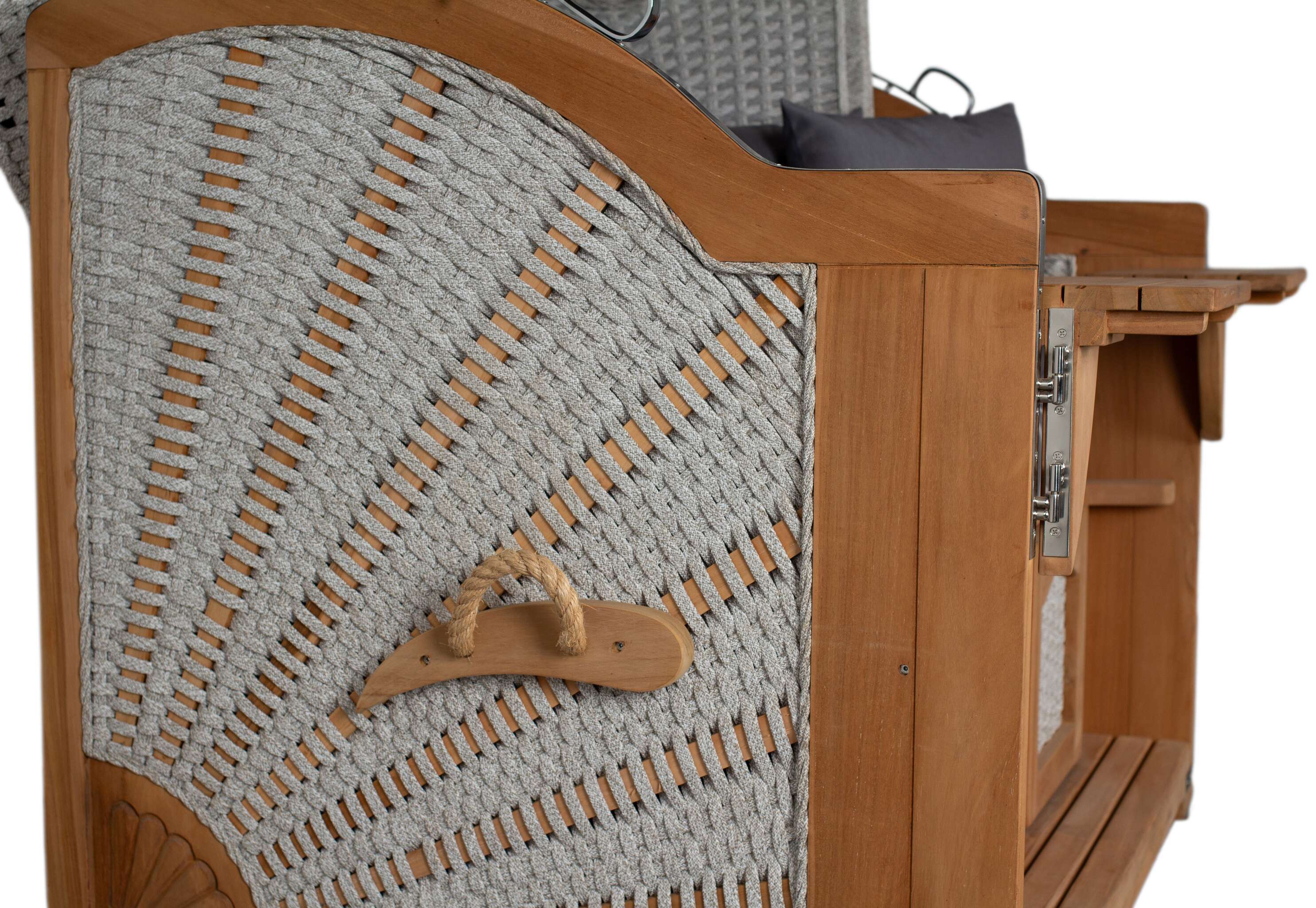 Strandkorb deVries PURE® Aruba XL Rope 15mm ivory Des. 235