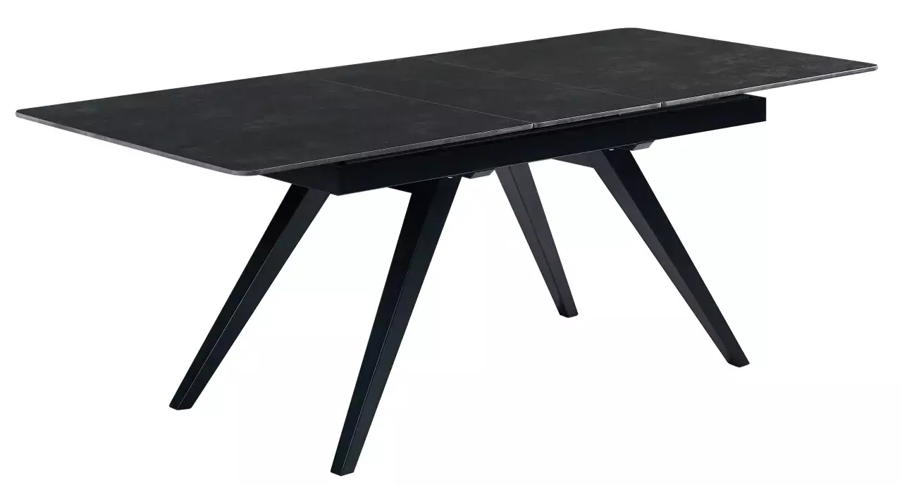 Ausziehtisch Albenga Dark Grey 160/200 x 90 x 76 cm