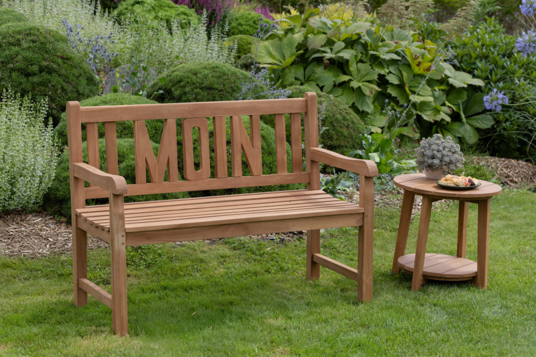 66272_66300_Woodie_Bank_120_Moin_Woodie_Beistelltisch _50cm_mit_zweiter_Ebene