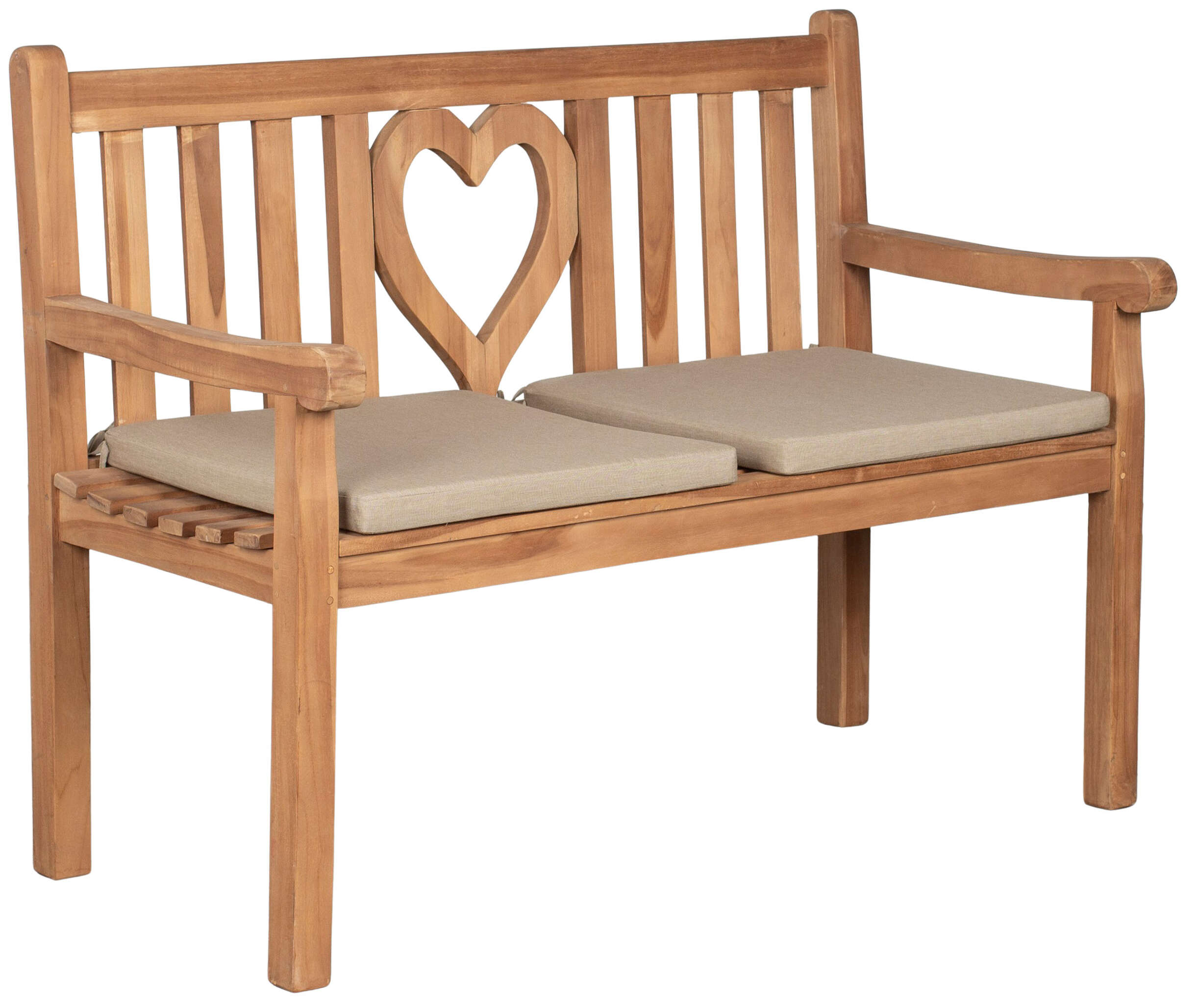 Sitzkissen 2er Set uni taupe ca