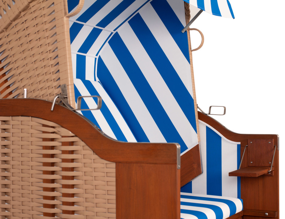 Strandkorb Profi Ostsee Poel PVC beige Dessin 991