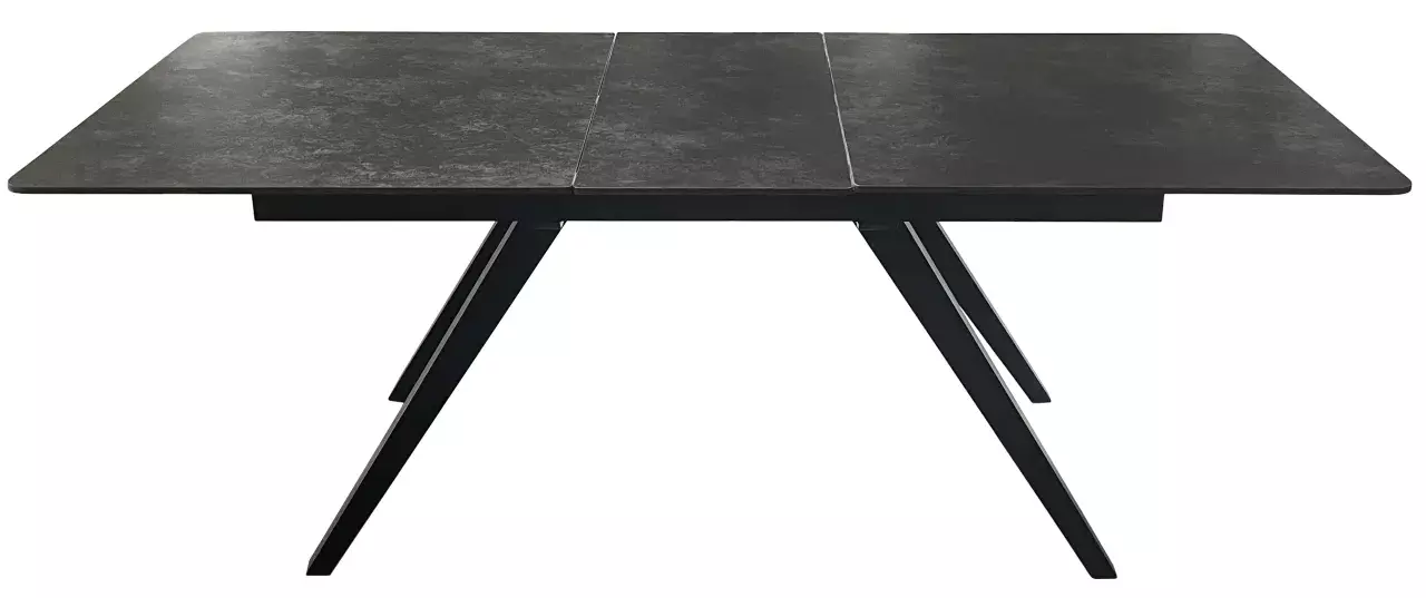 Ausziehtisch Albenga Dark Grey 160/200 x 90 x 76 cm