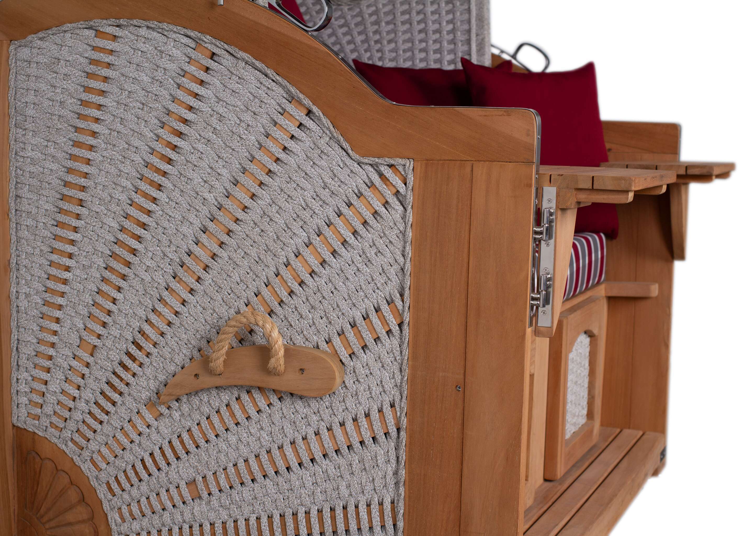 Strandkorb deVries PURE® Aruba XL Rope 15mm ivory Des. 230