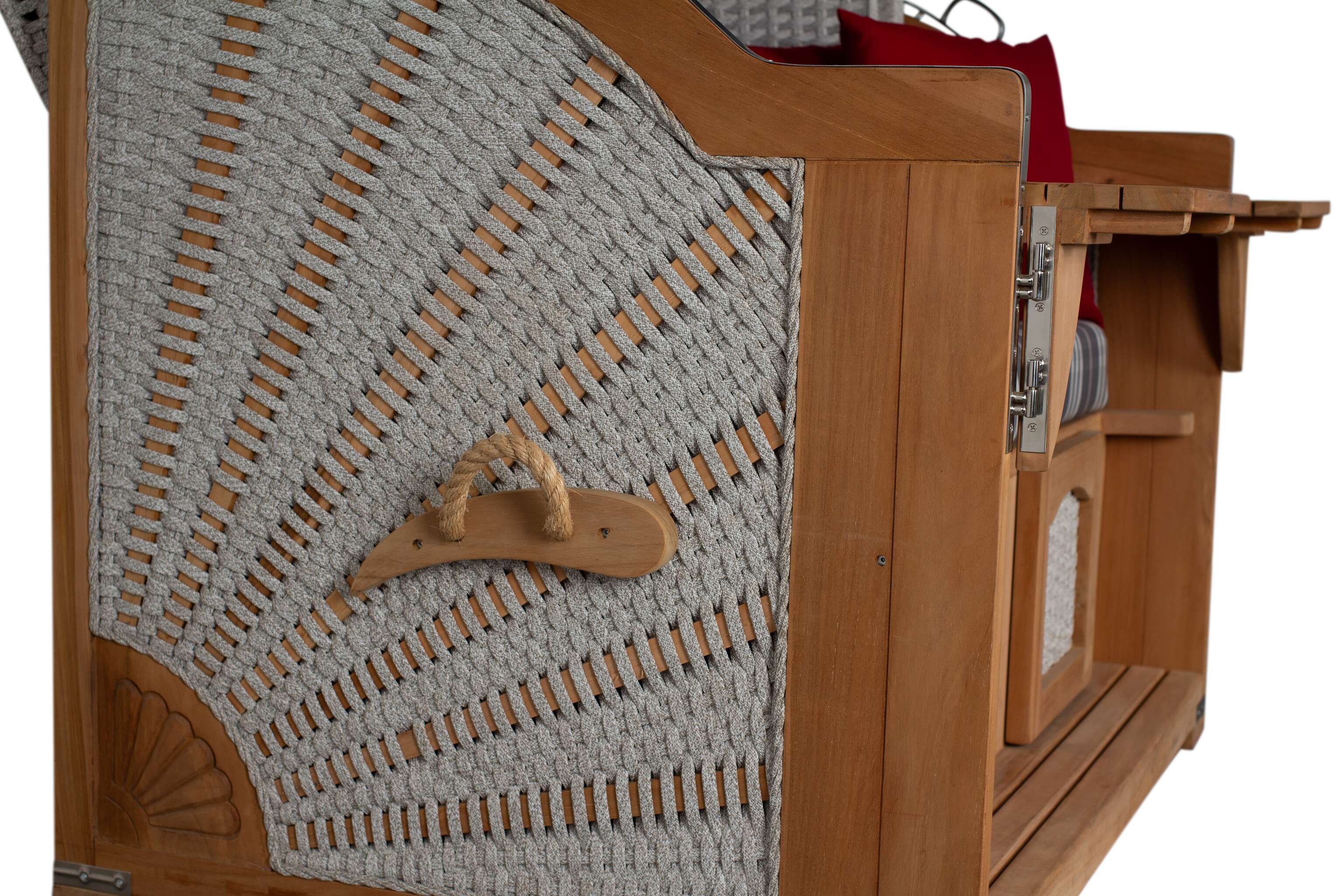 Strandkorb deVries PURE® Aruba XL Rope 15mm ivory Des. 188