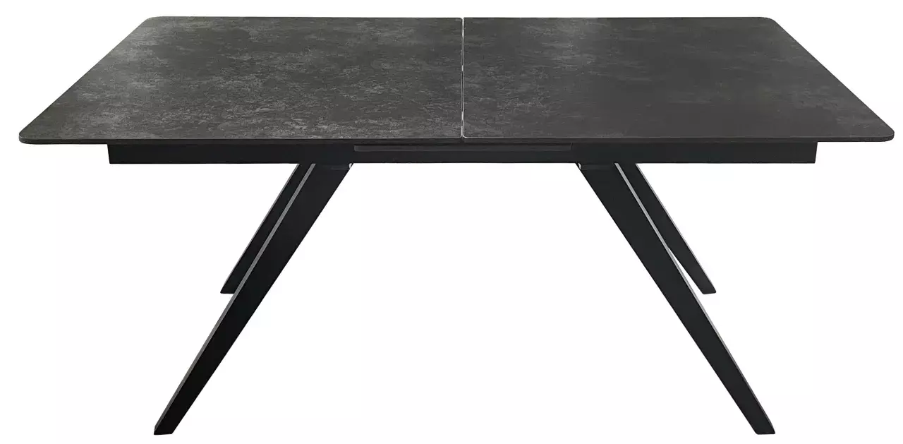 Ausziehtisch Albenga Dark Grey 160/200 x 90 x 76 cm