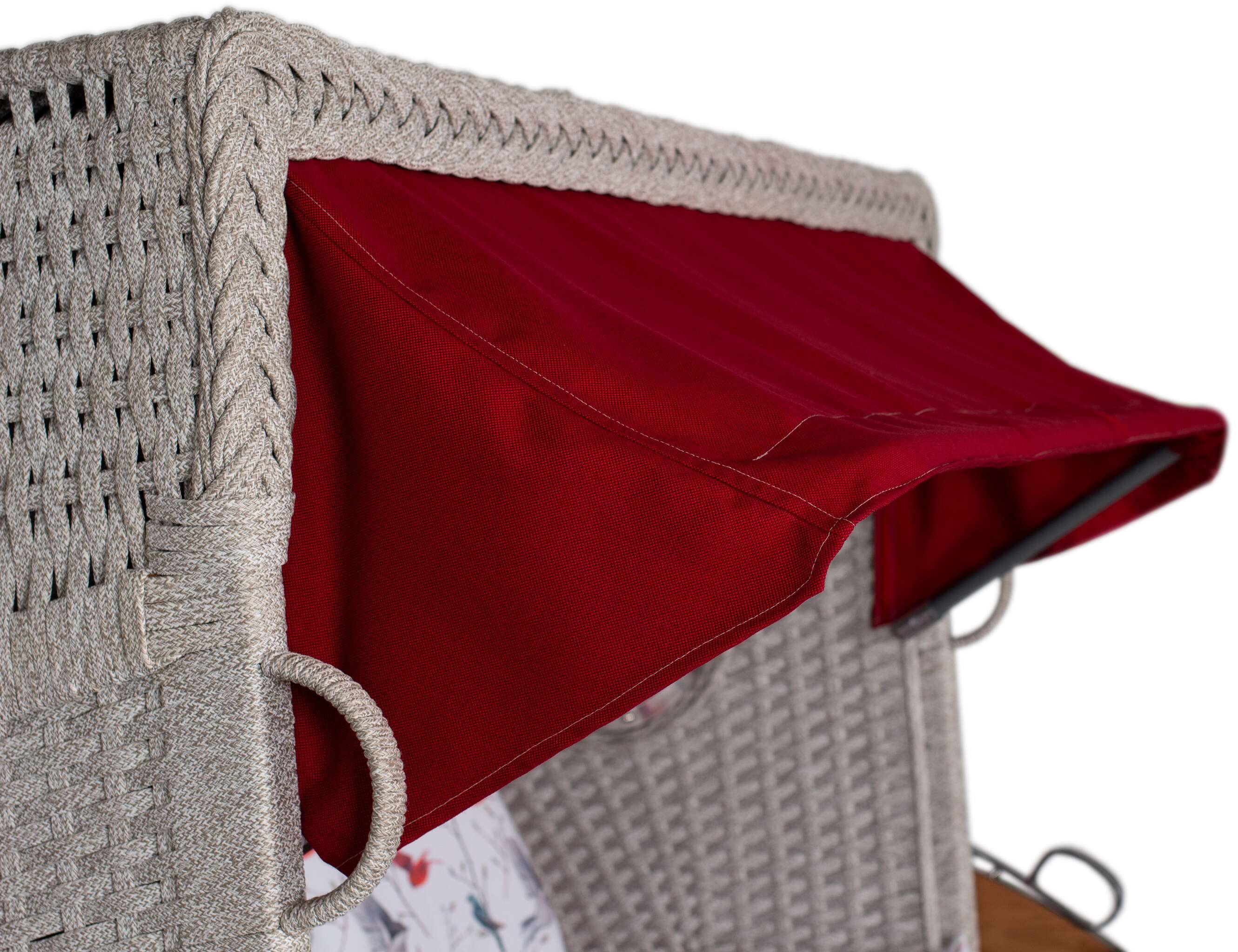 Strandkorb deVries PURE® Aruba XL Rope 15mm ivory Des. 107