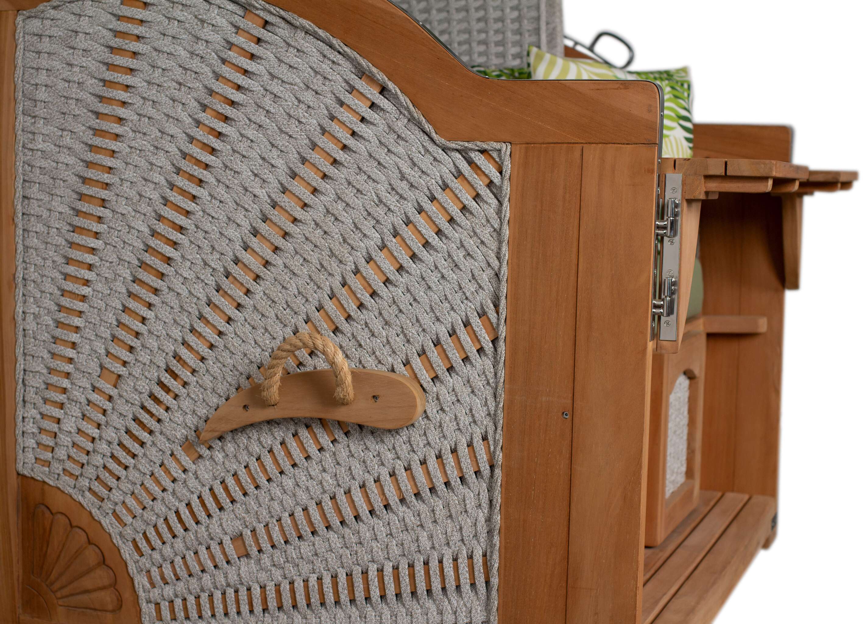 Strandkorb deVries PURE® Aruba XL Rope 15mm ivory Des. 242