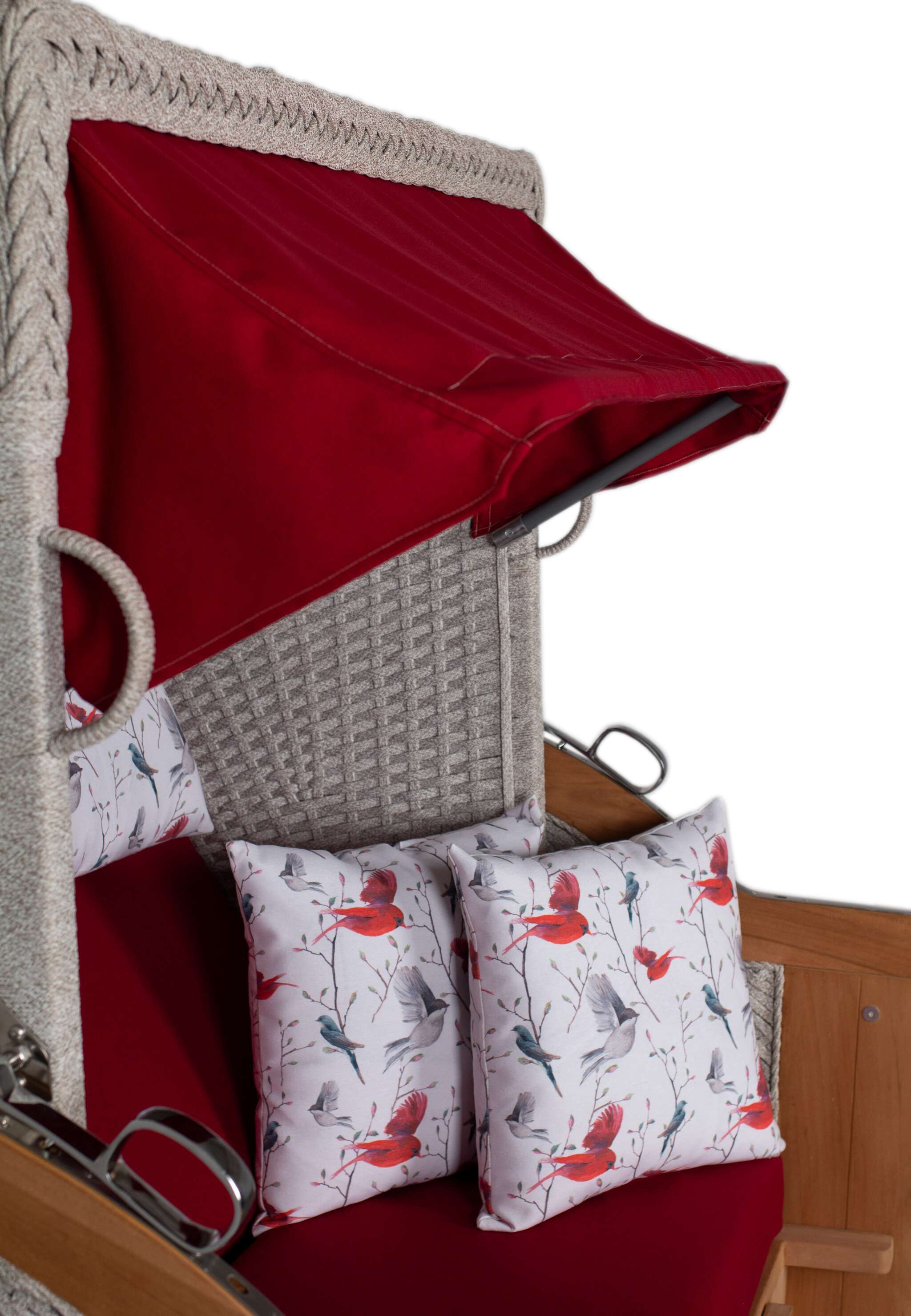 Strandkorb deVries PURE® Aruba XL Rope 15mm ivory Des. 107