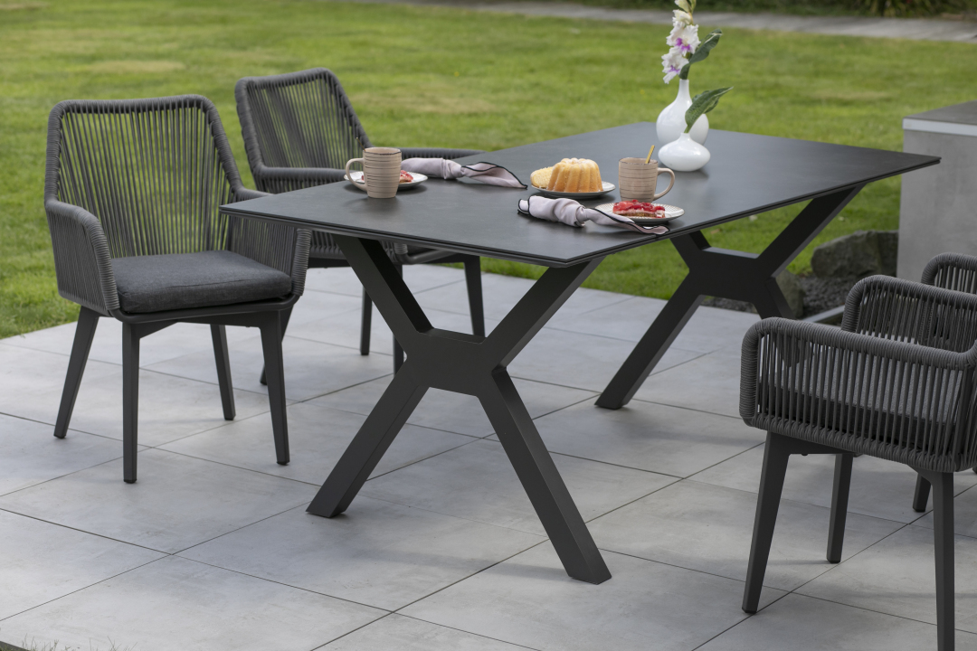 Hammond Tisch 200 x 90 cm dark grey