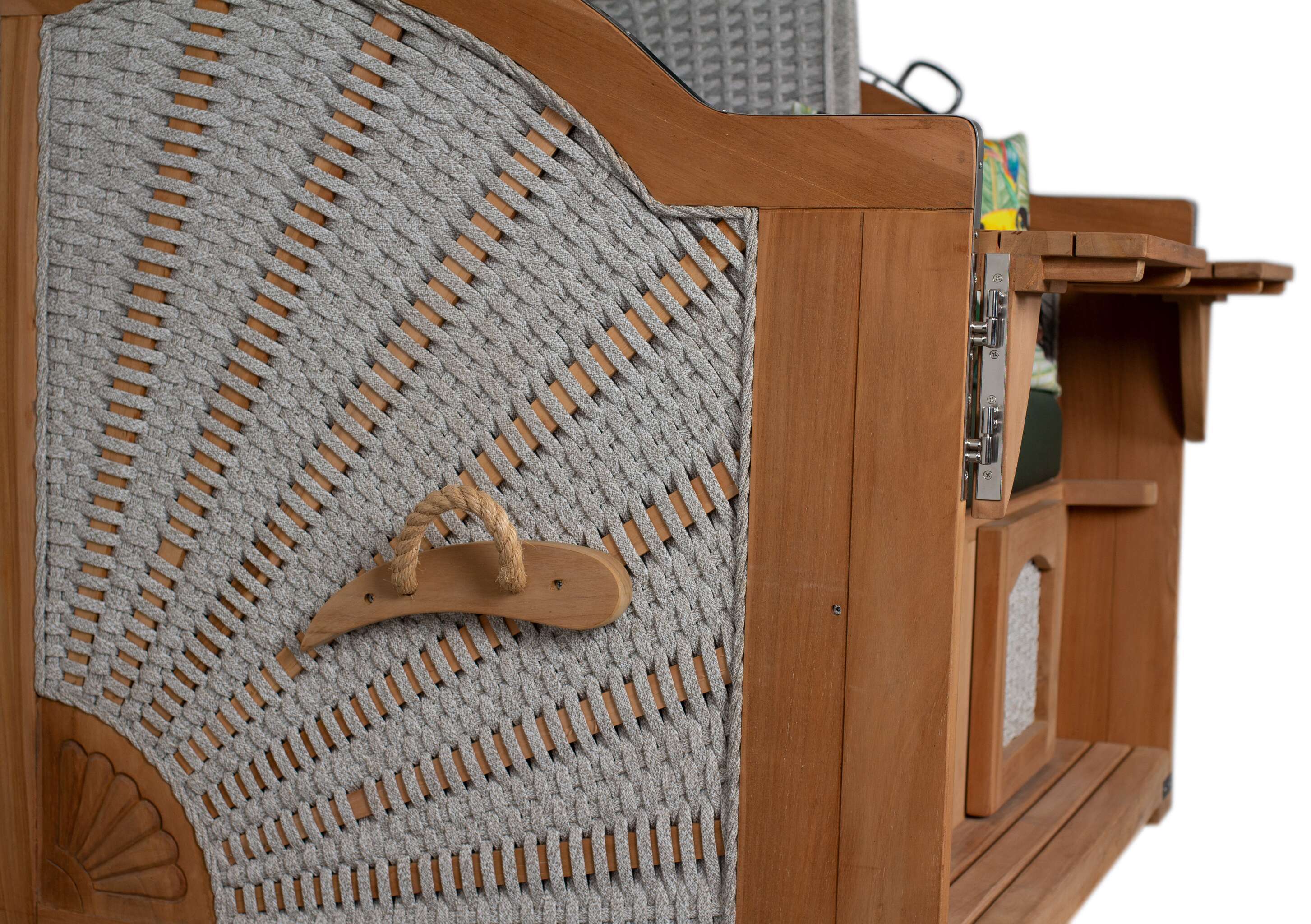 Strandkorb deVries PURE® Aruba XL Rope 15mm ivory Des. 244