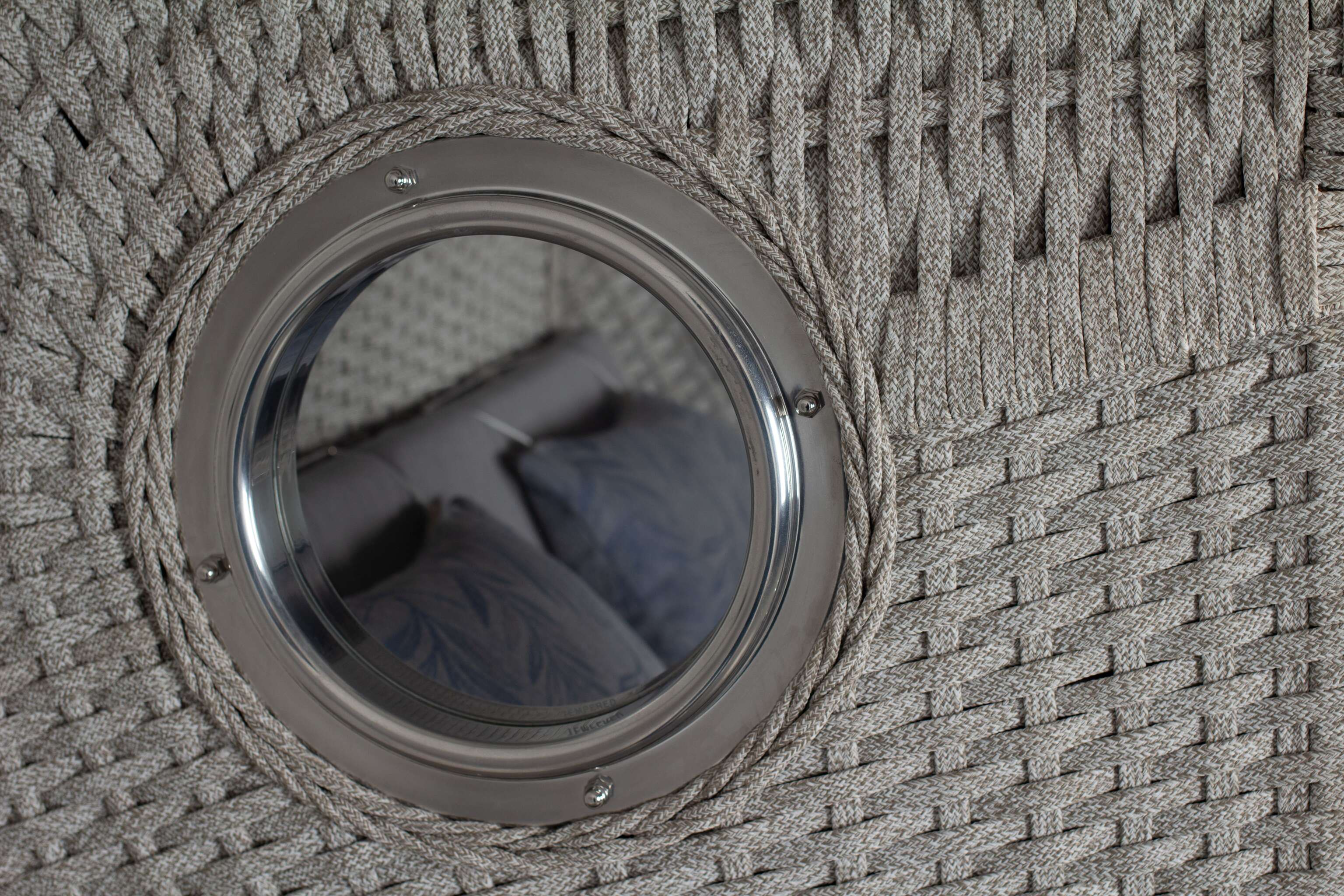 Strandkorb deVries PURE® Aruba XL Rope 15mm ivory Des. 253