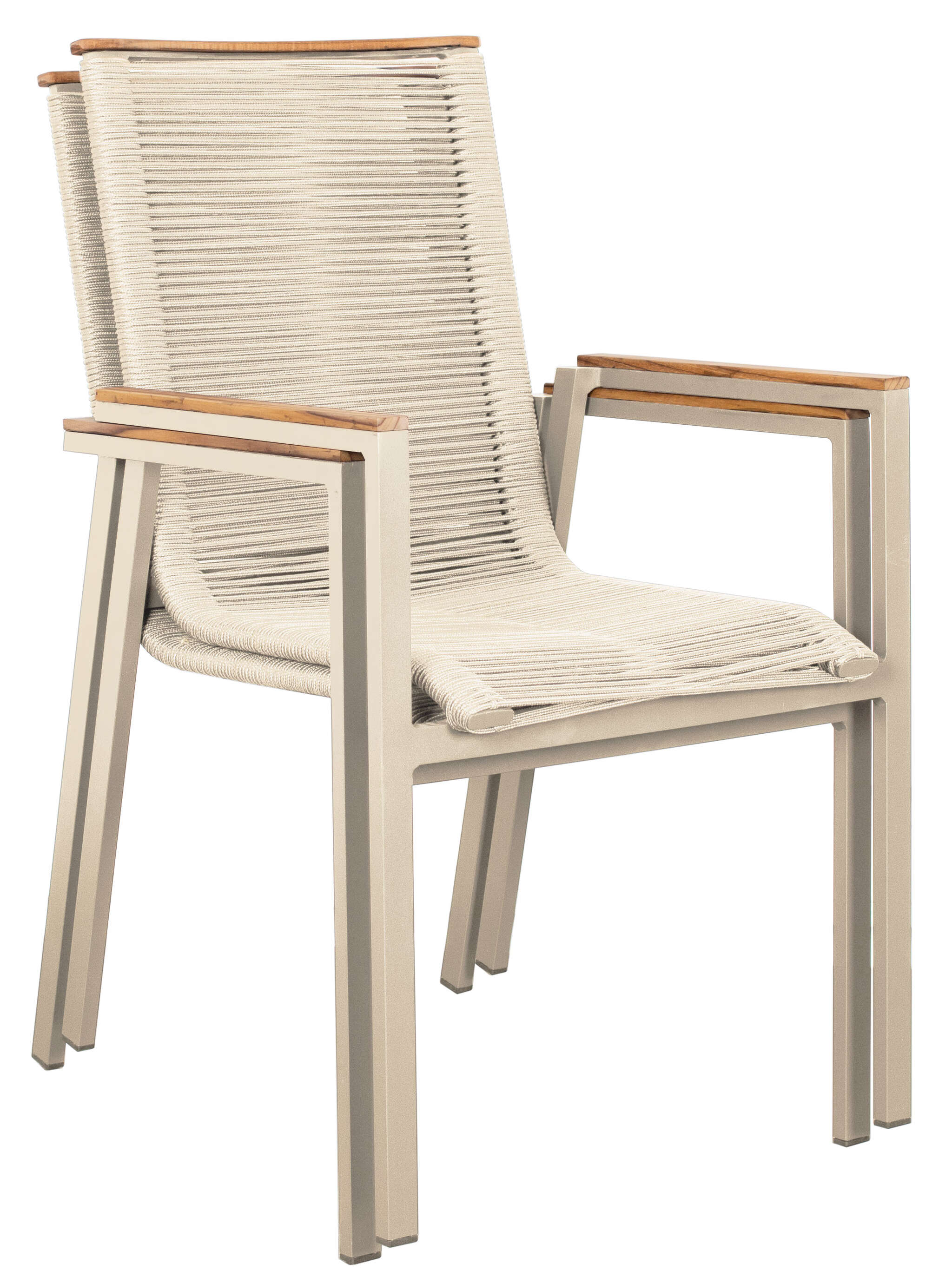 Montana Diningstapelsessel Rope ivory/ivory