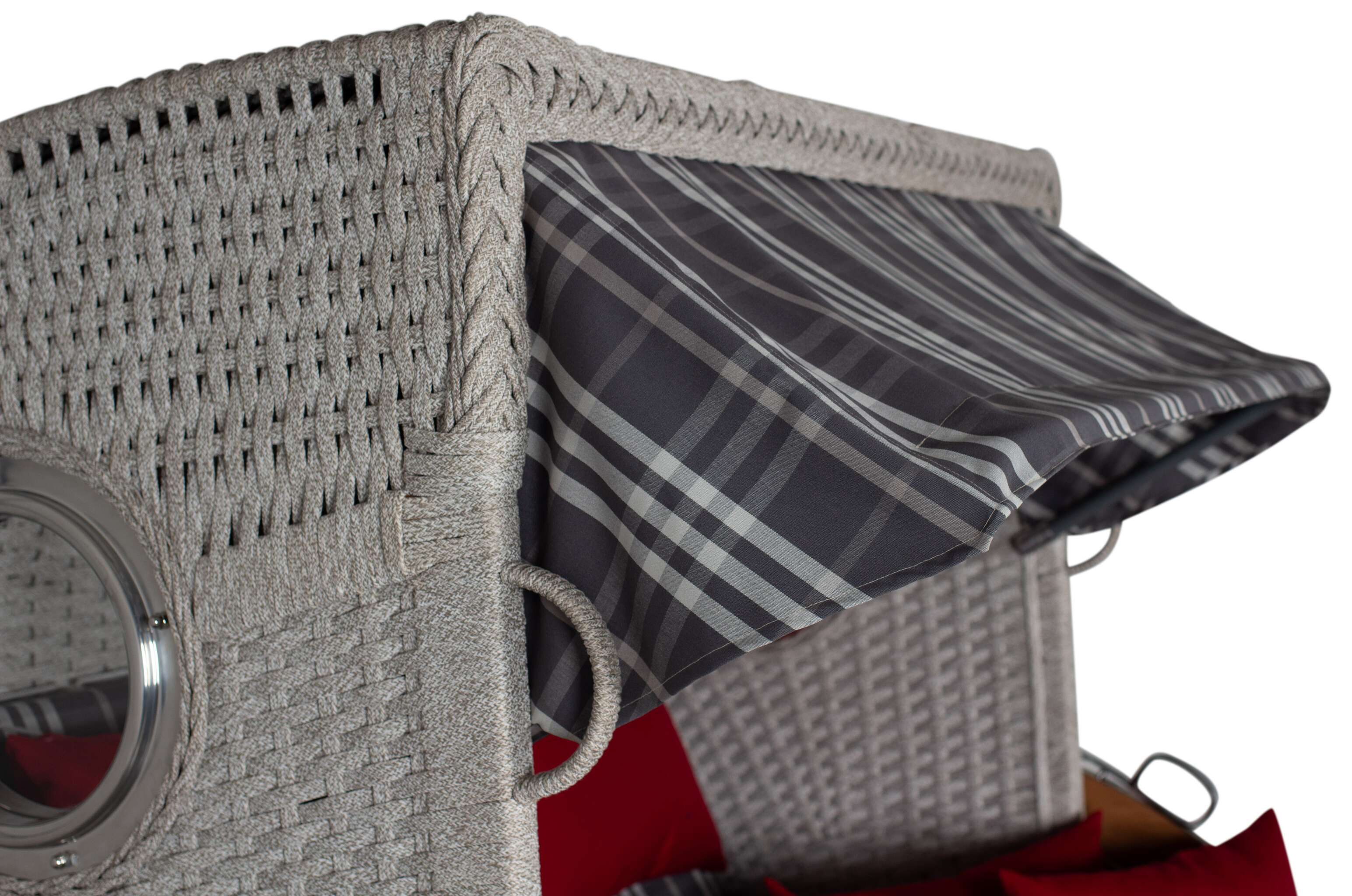 Strandkorb deVries PURE® Aruba XL Rope 15mm ivory Des. 188