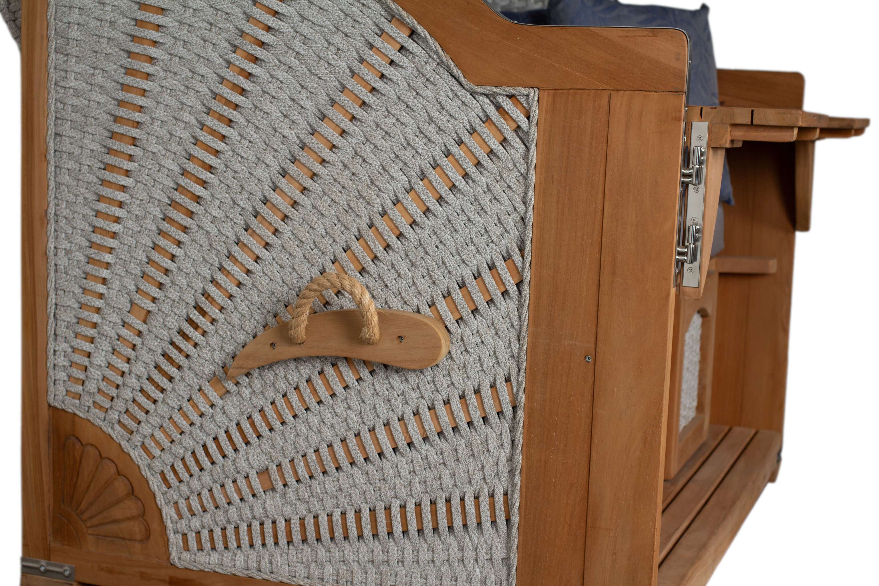 Strandkorb deVries PURE® Aruba XL Rope 15mm ivory Des. 253