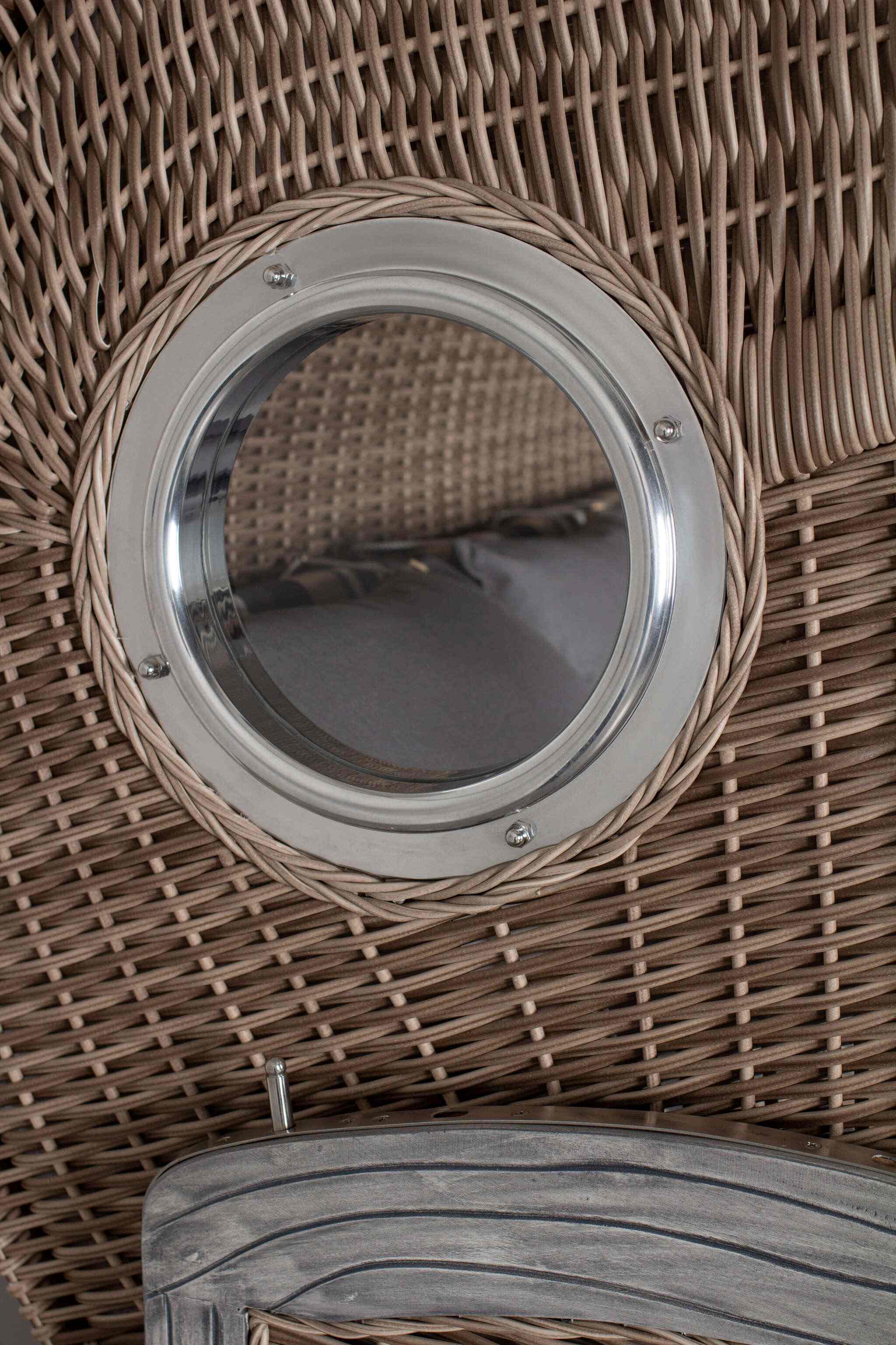 Strandkorb deVries PURE® Seemöwe XXL PE white kubu Des. 158