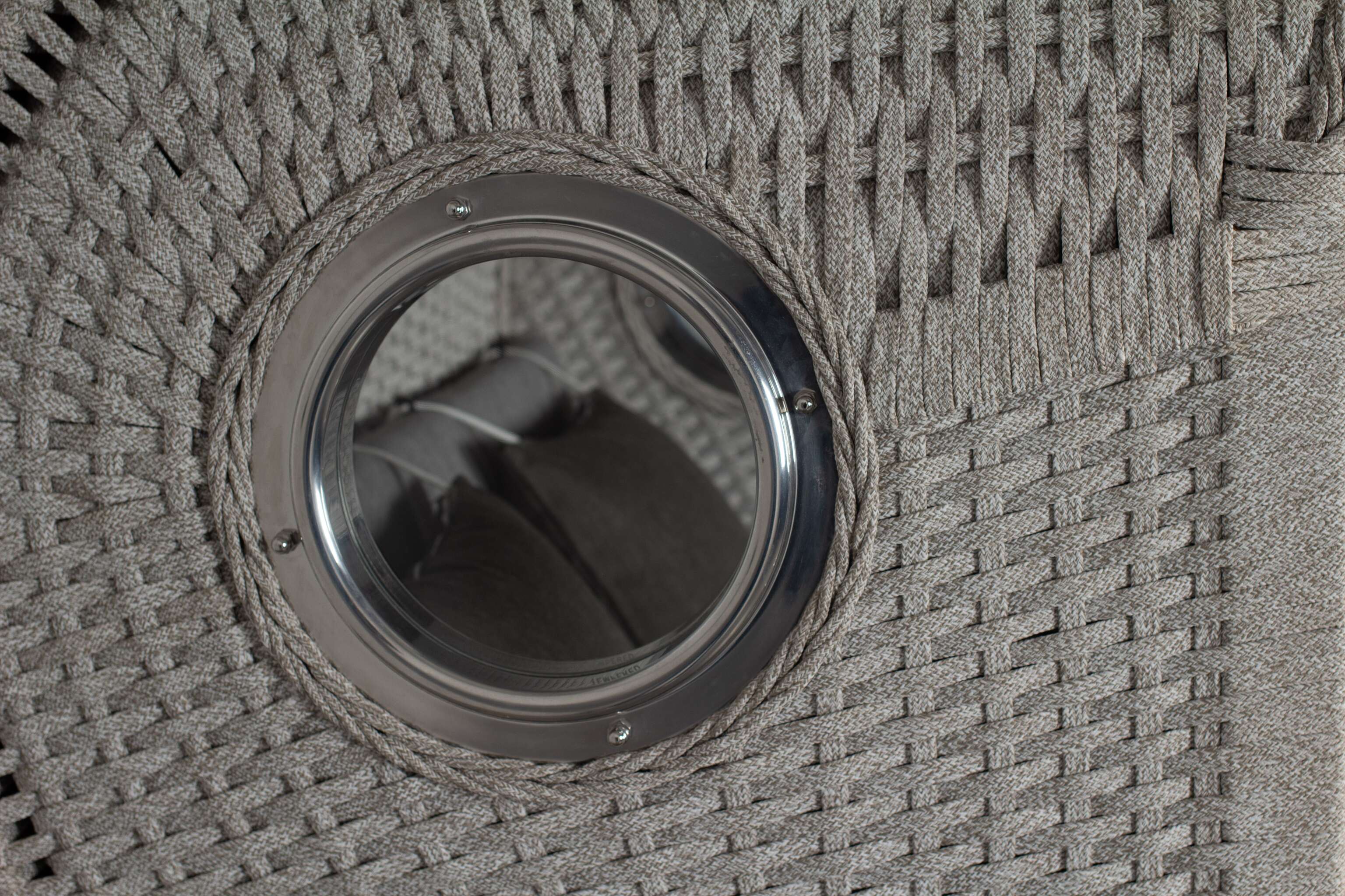 Strandkorb deVries PURE® Aruba XL Rope 15mm ivory Des. 466