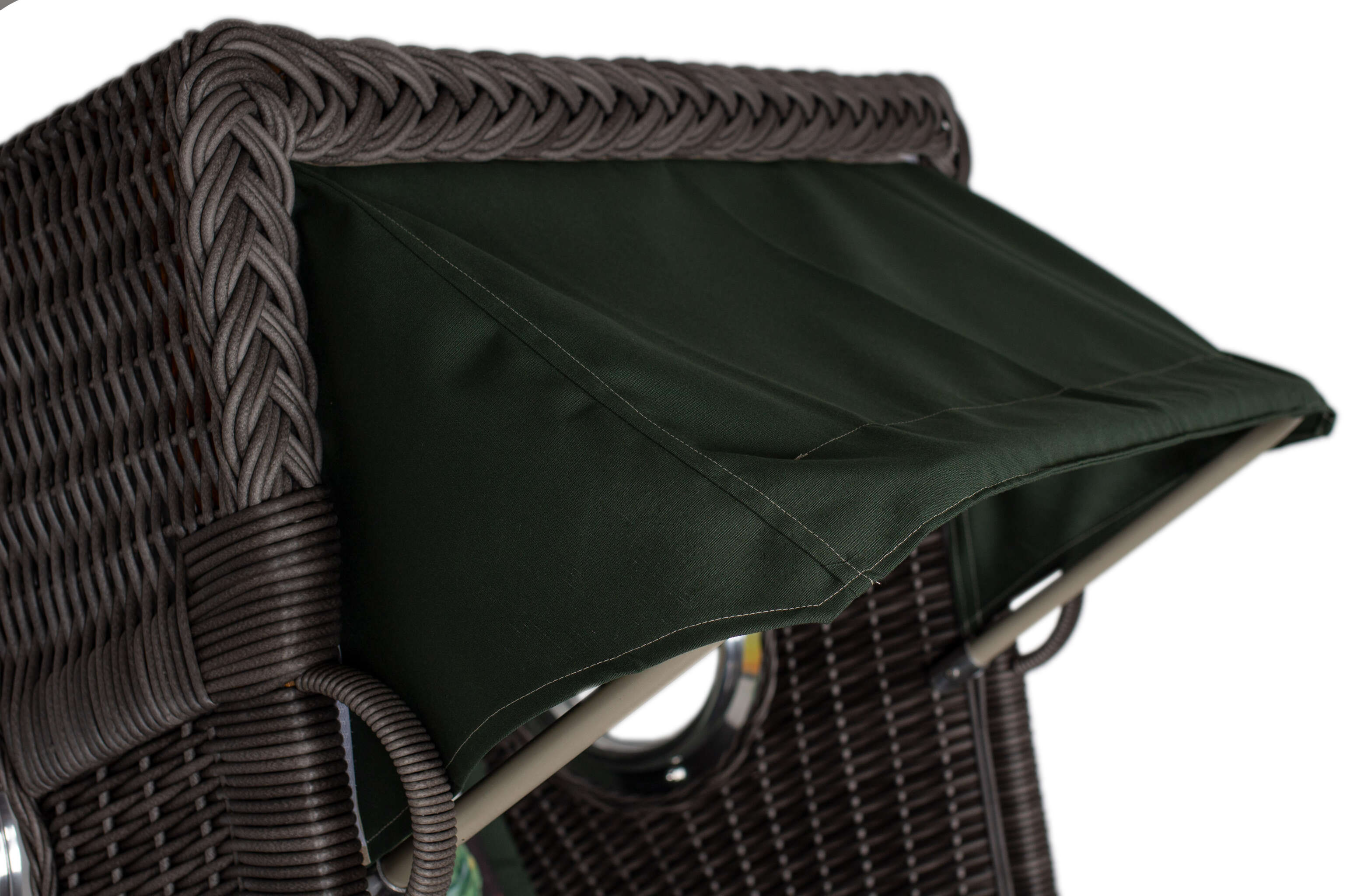 Strandkorb deVries PURE® Seemöwe Single PE stone grey Des. 244