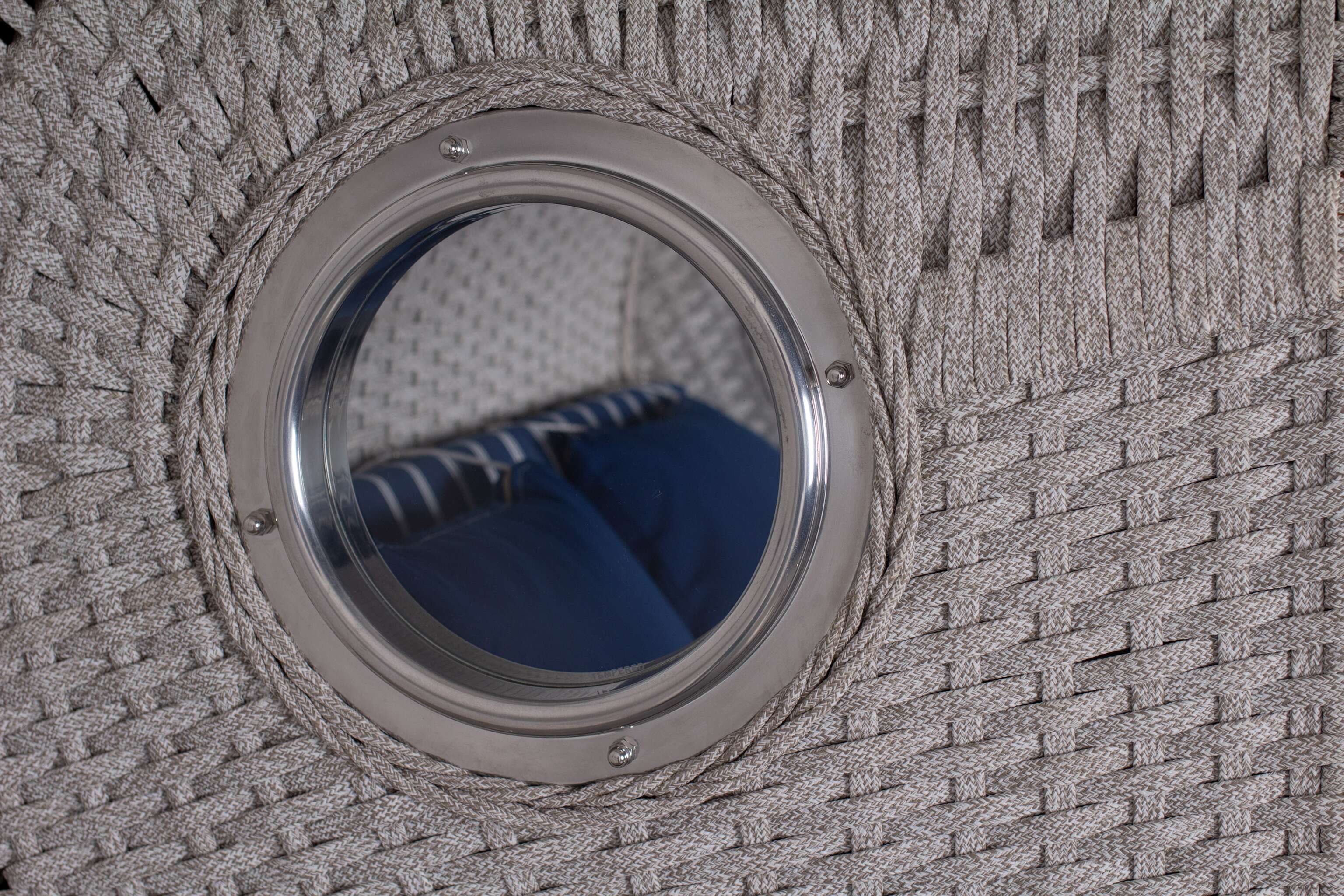 Strandkorb deVries PURE® Aruba XL Rope 15mm ivory Des. 236