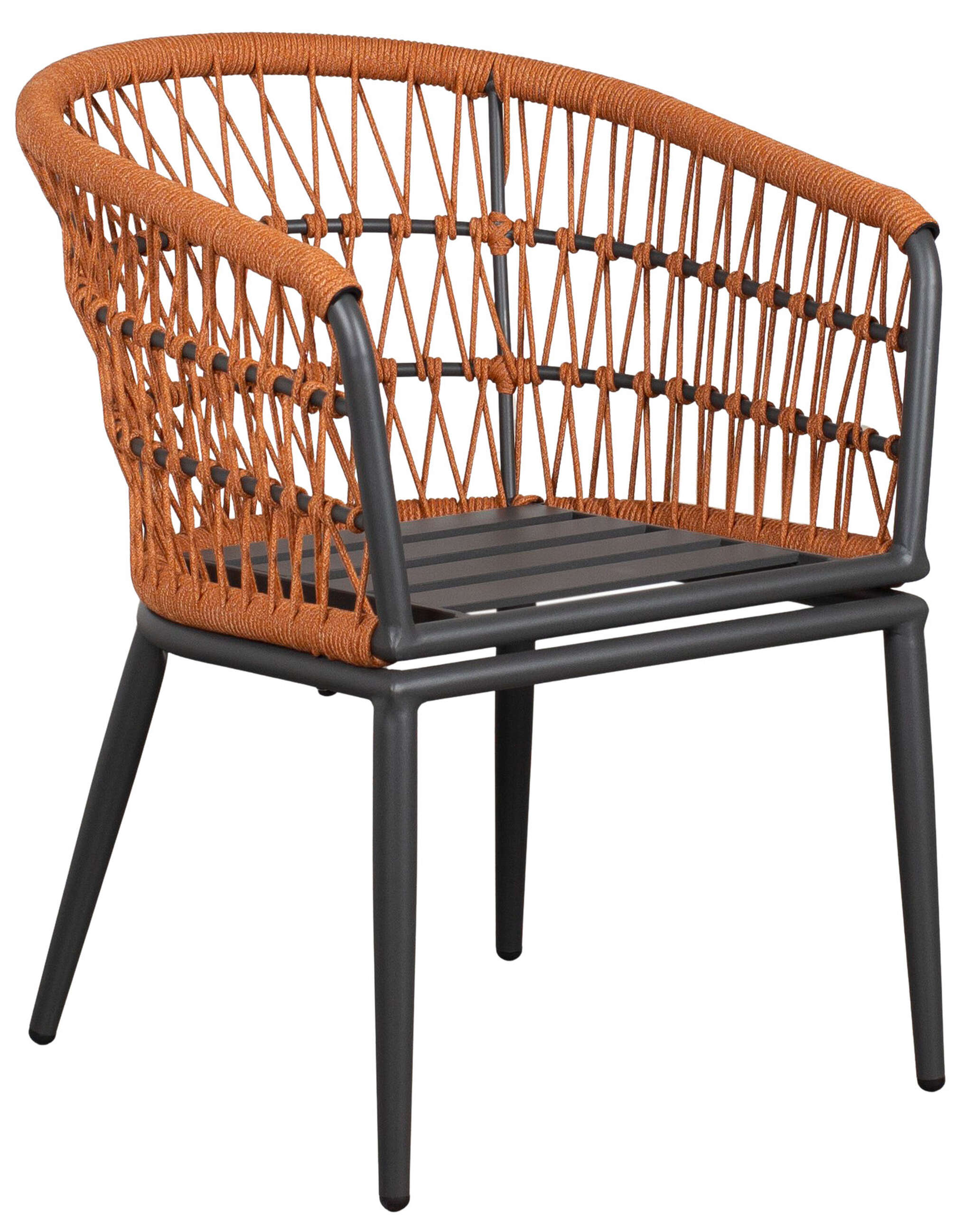 Genua Diningsessel Rope 7 mm rund terracotta