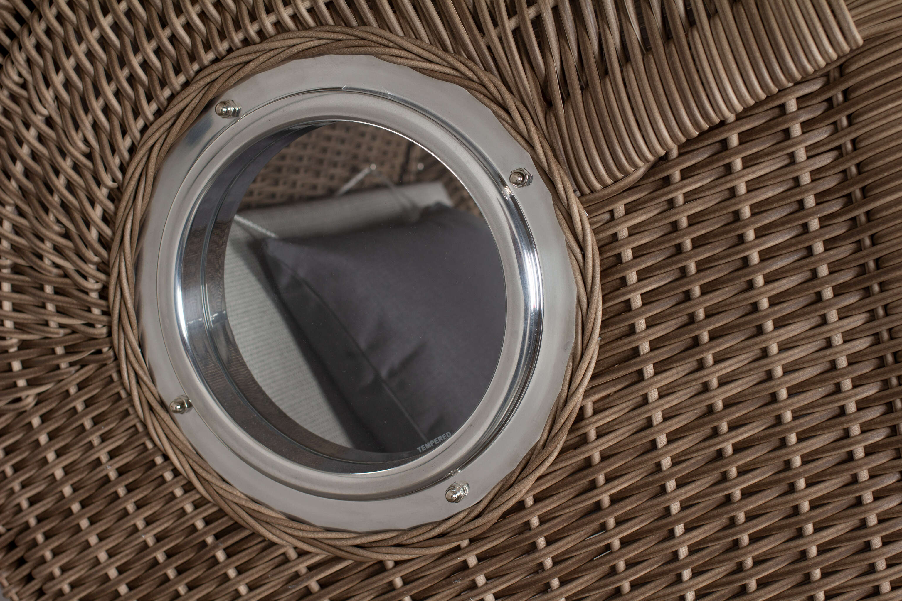 Strandkorb deVries PURE® Seemöwe Single white kubu Des.  251