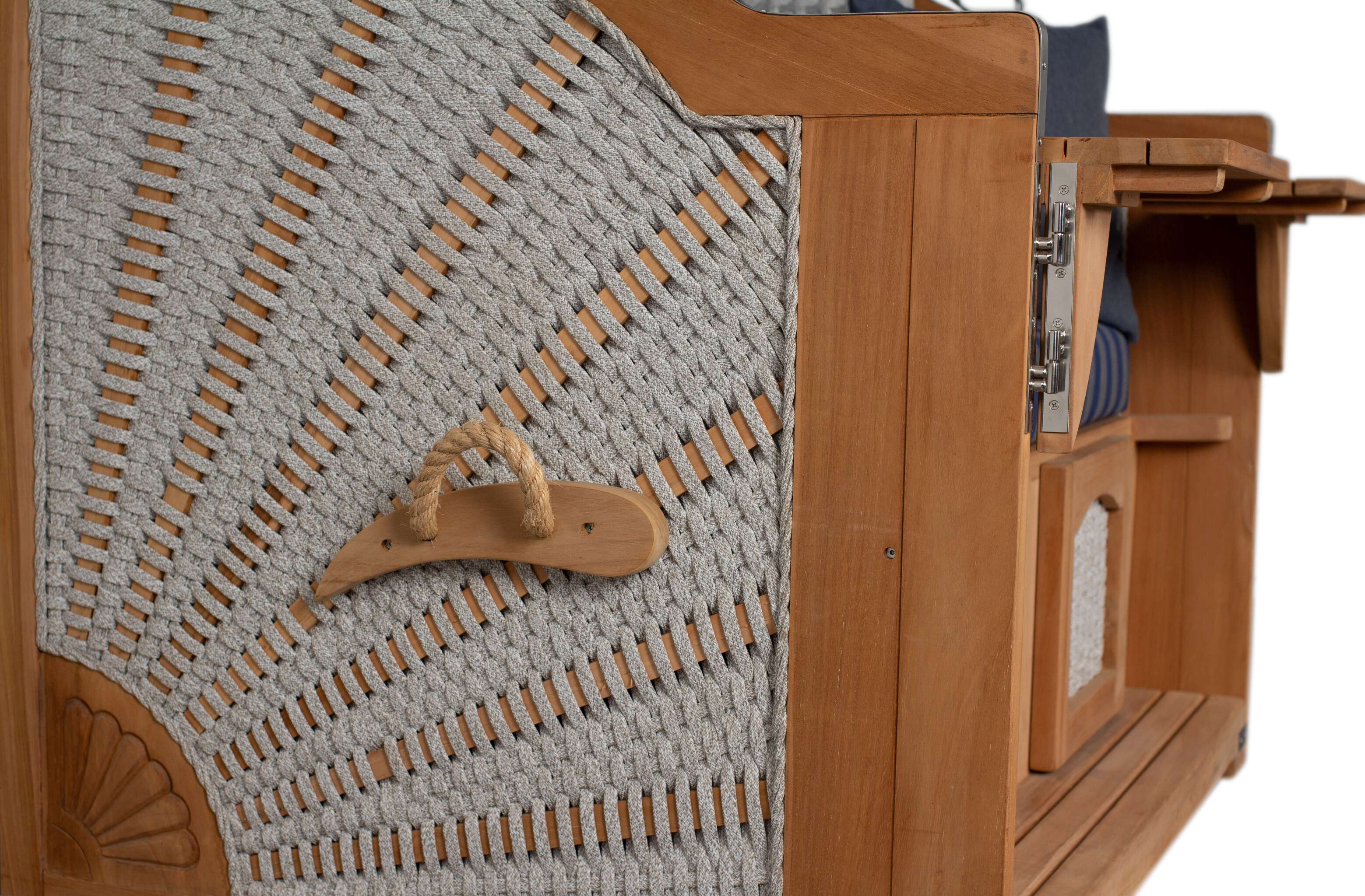 Strandkorb deVries PURE® Aruba XL Rope 15mm ivory Des. 249