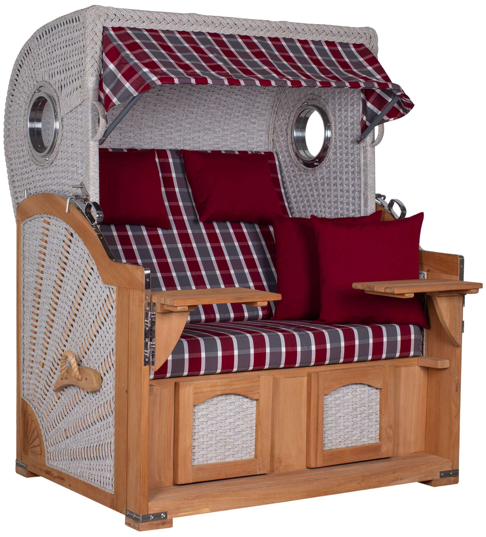 Strandkorb deVries PURE® Aruba XL Rope 15mm ivory Des. 230