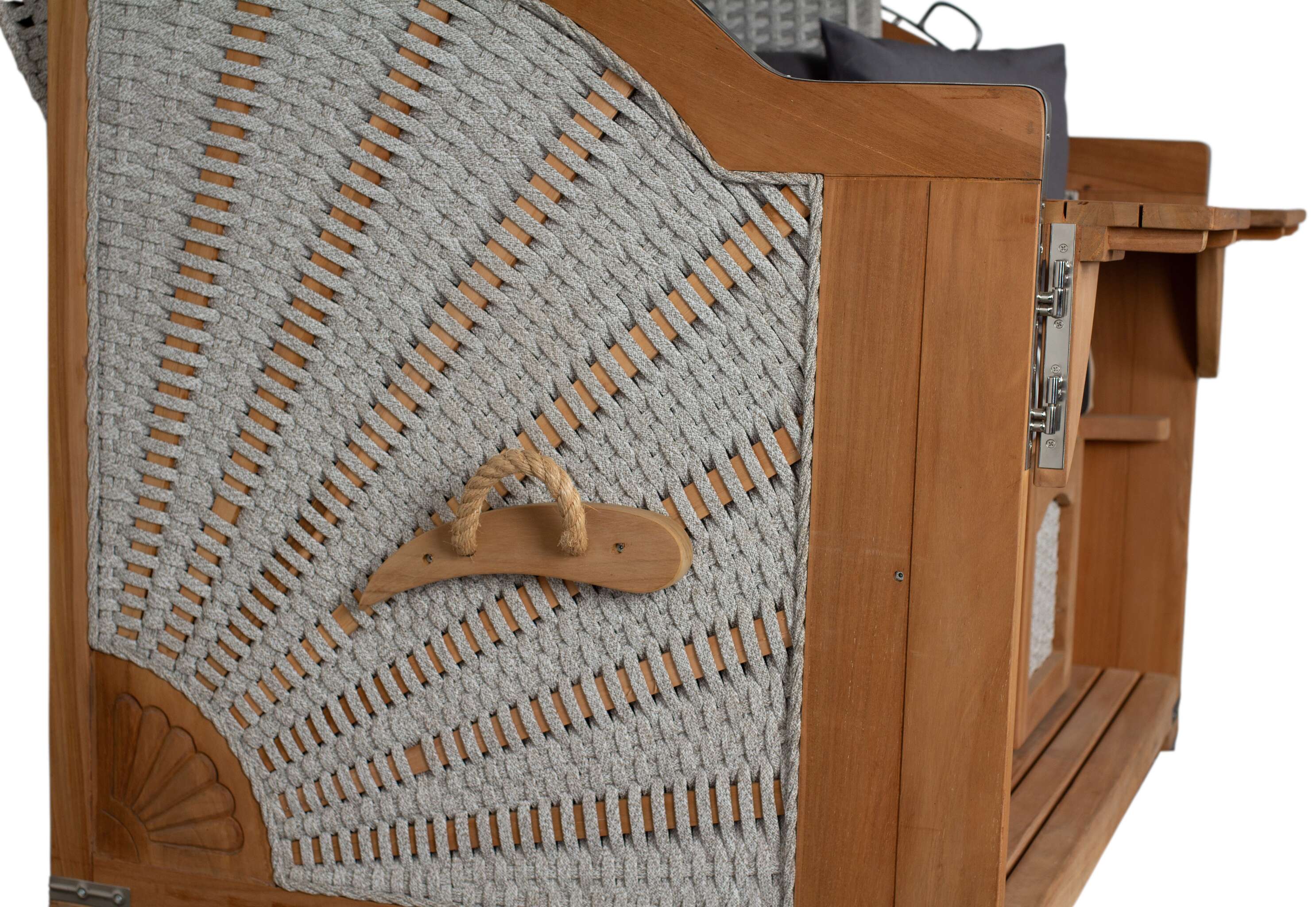 Strandkorb deVries PURE® Aruba XL Rope 15mm ivory Des. 158