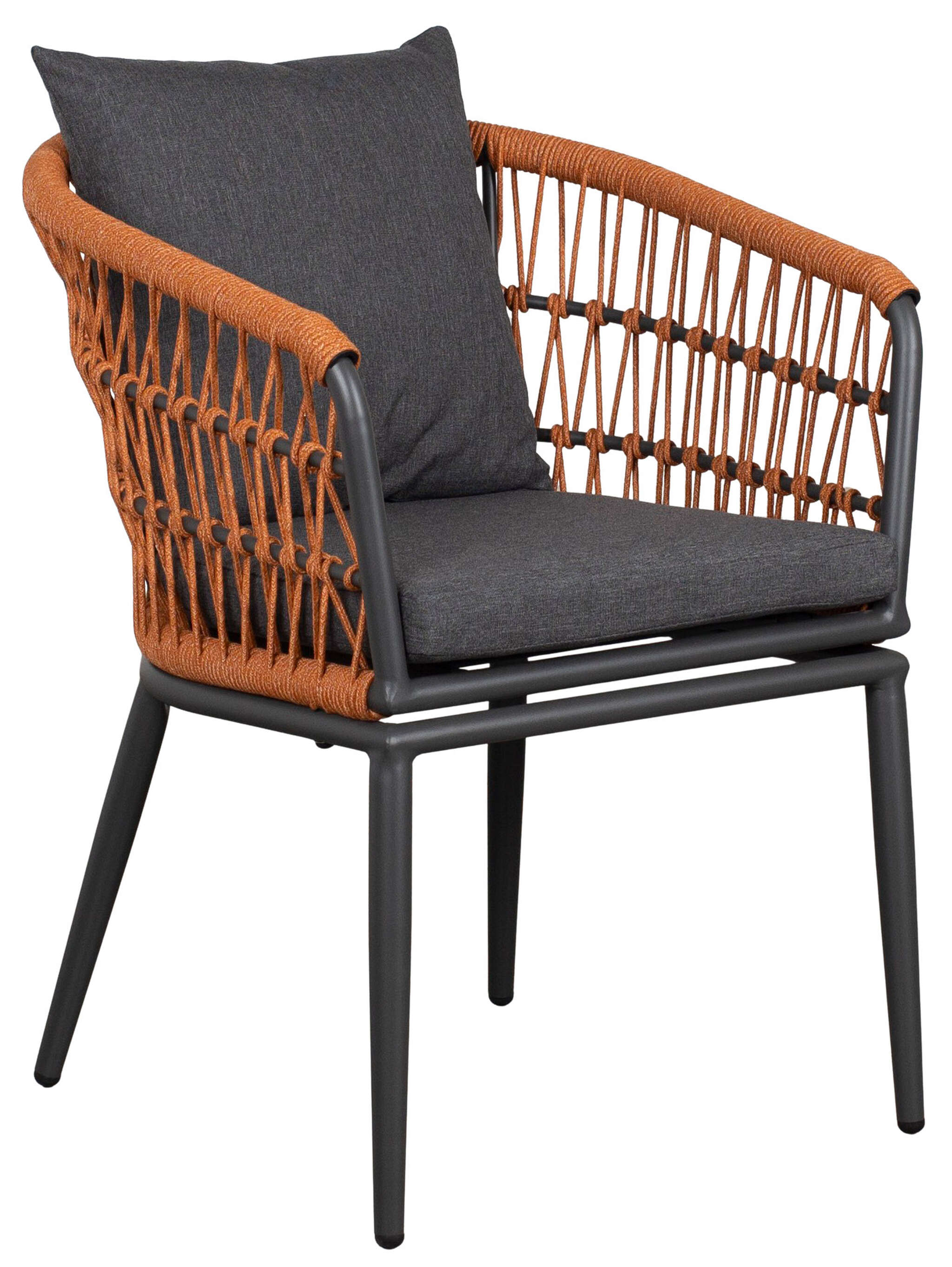 Genua Diningsessel Rope 7 mm rund terracotta