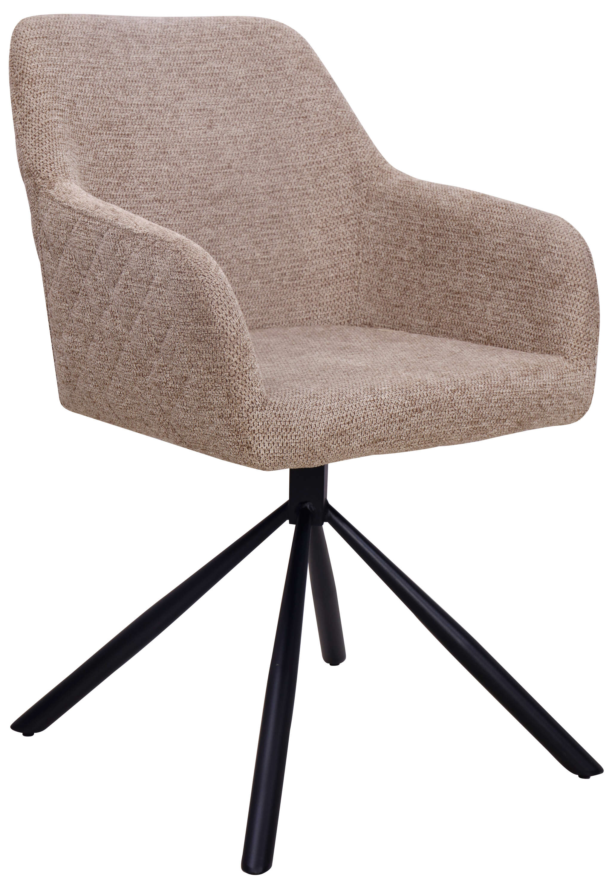 Esszimmerstuhl Cuneo light brown drehbar