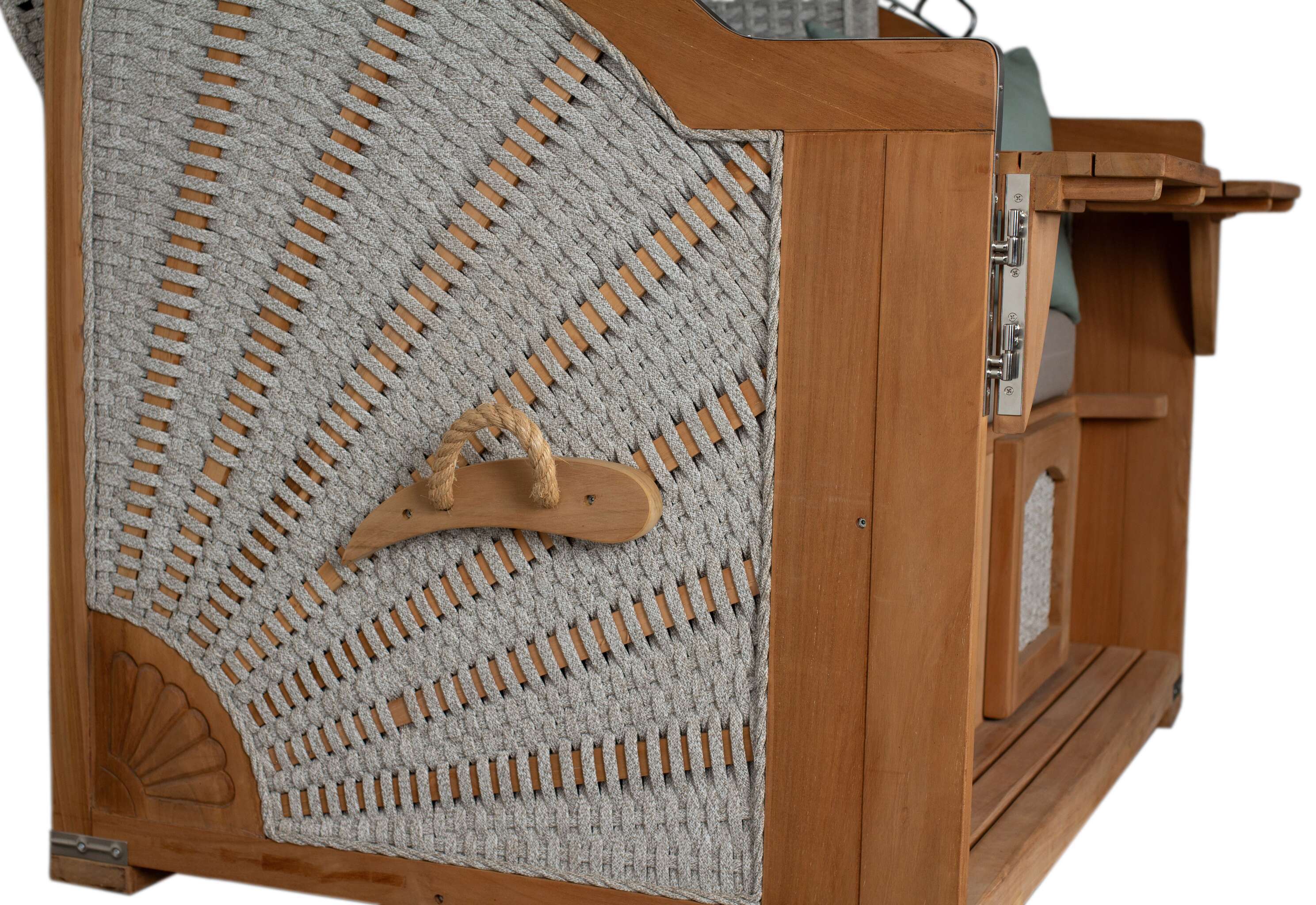 Strandkorb deVries PURE® Aruba XL Rope 15mm ivory Des. 483