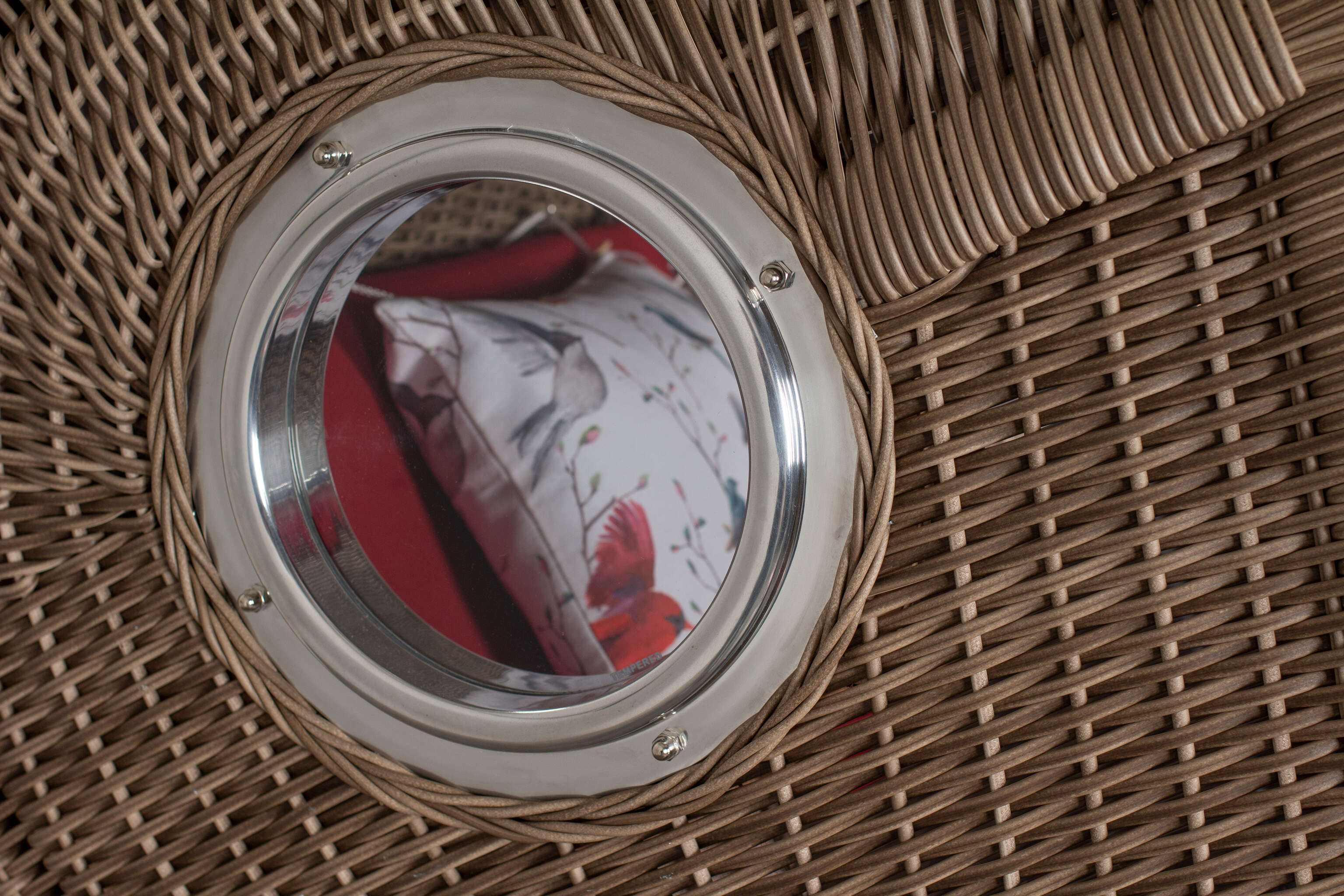 Strandkorb deVries PURE® Seemöwe Single white kubu Des.  107