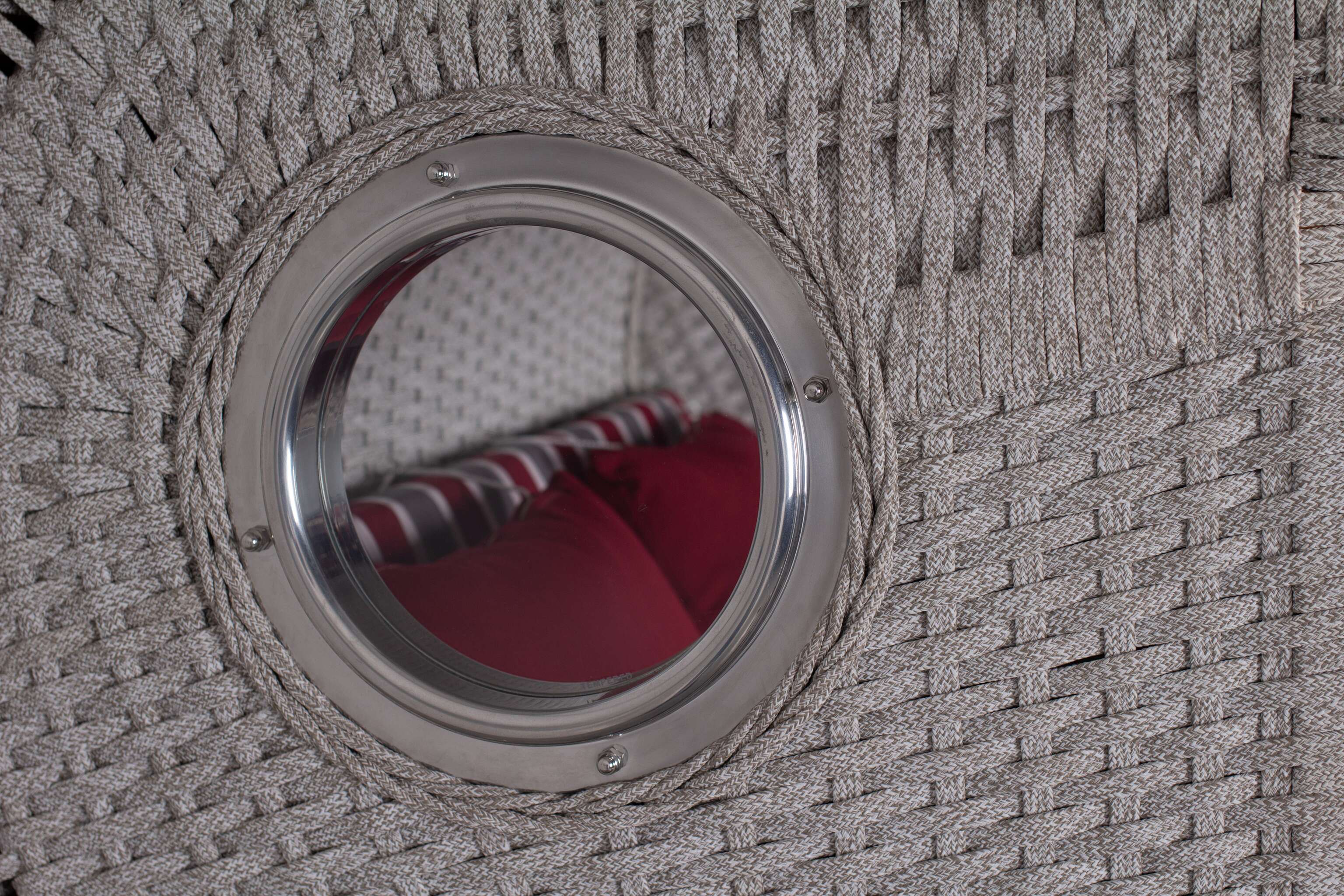 Strandkorb deVries PURE® Aruba XL Rope 15mm ivory Des. 230