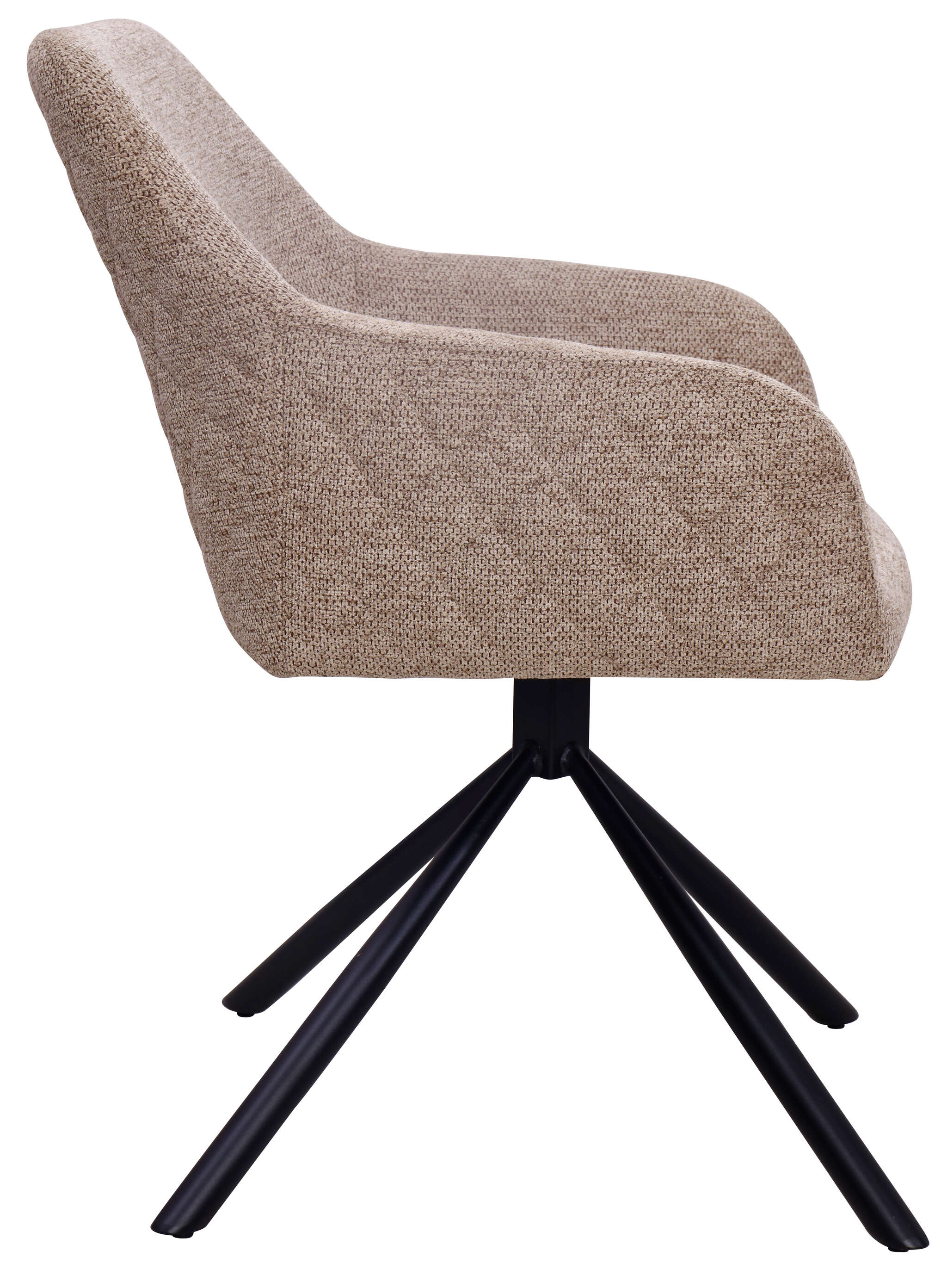 Esszimmerstuhl Cuneo light brown drehbar