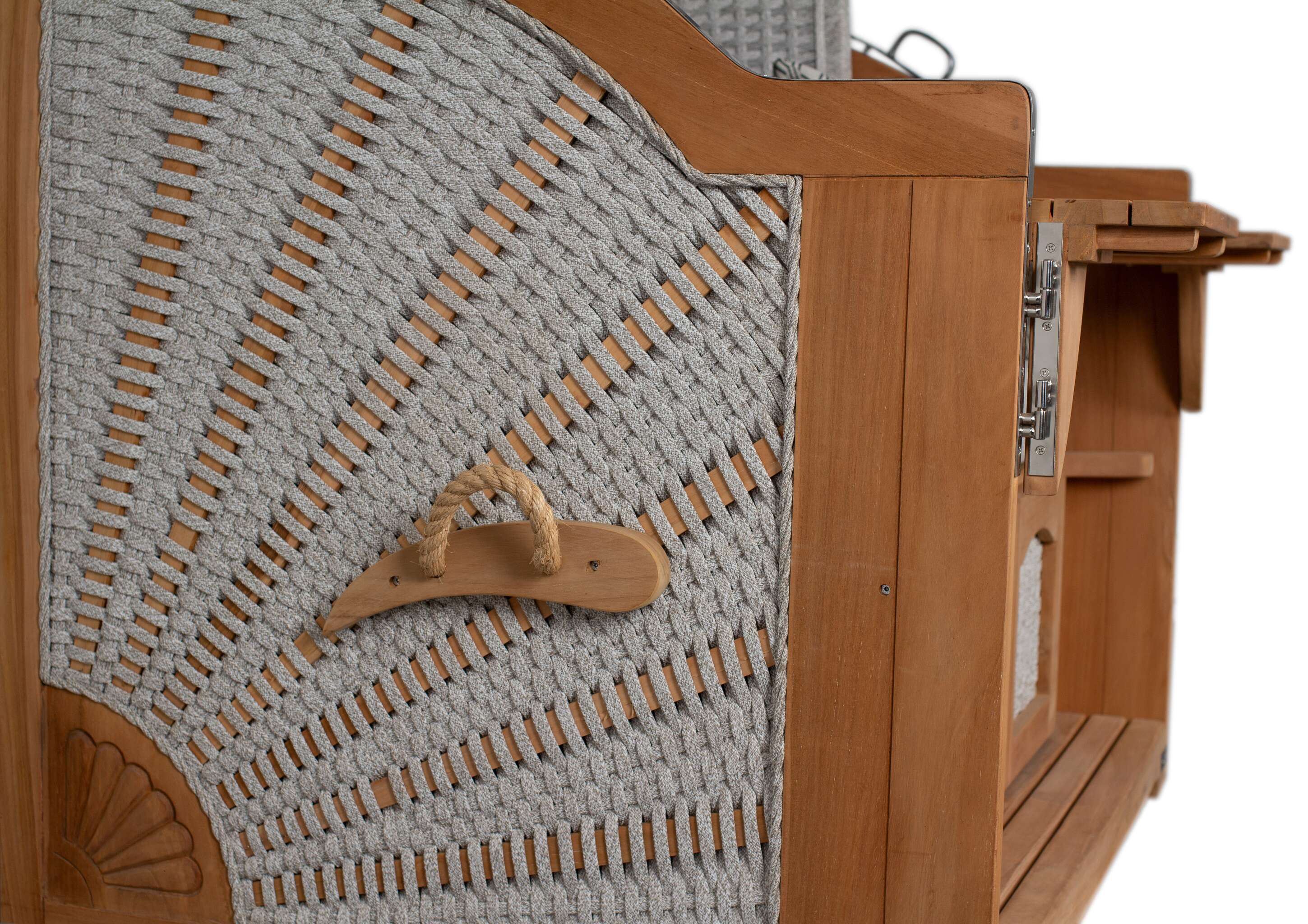 Strandkorb deVries PURE® Aruba XL Rope 15mm ivory Des. 507