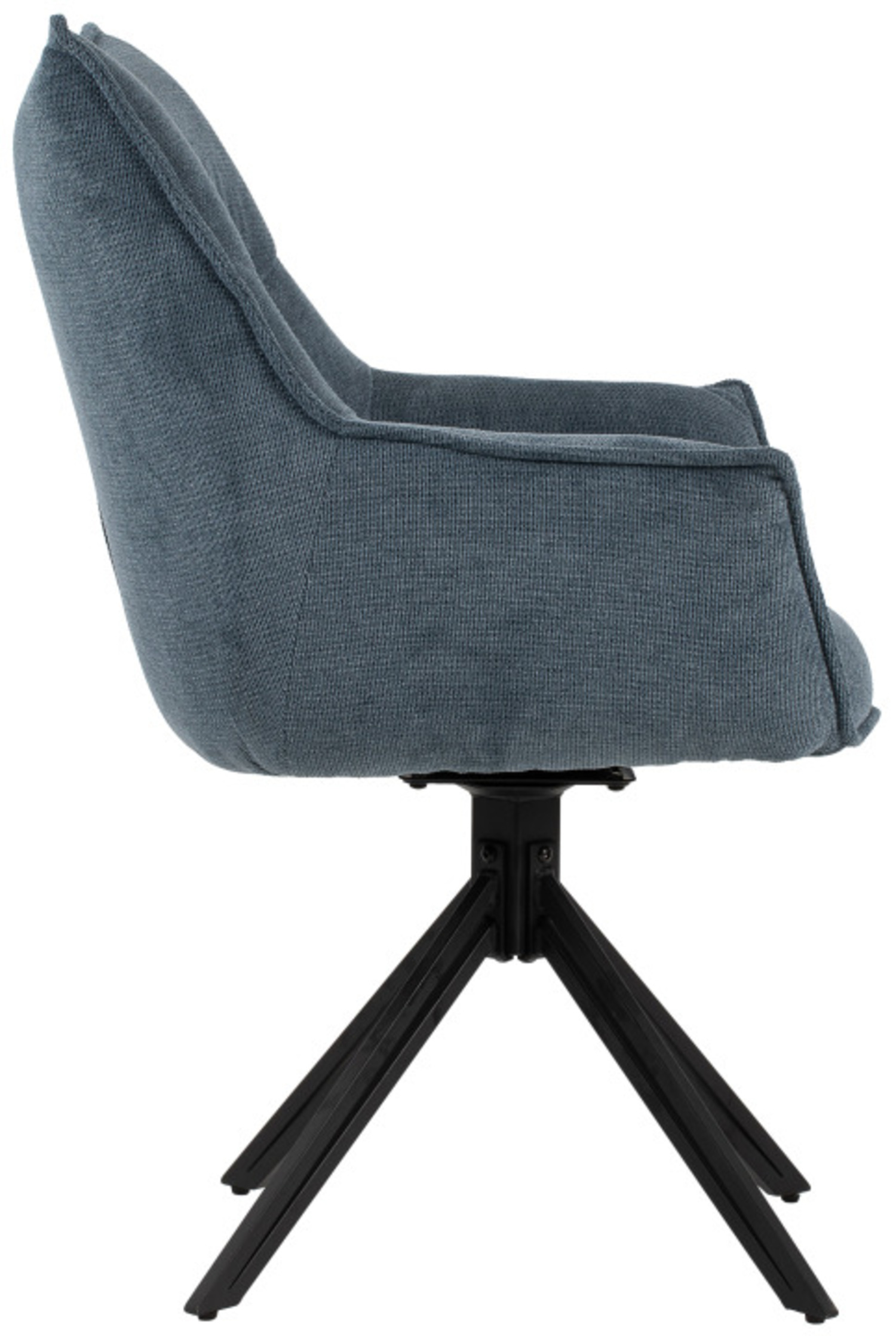 Indoormöbelset Diningsessel Ginosa blau & Tisch Avola 180x90cm Cross