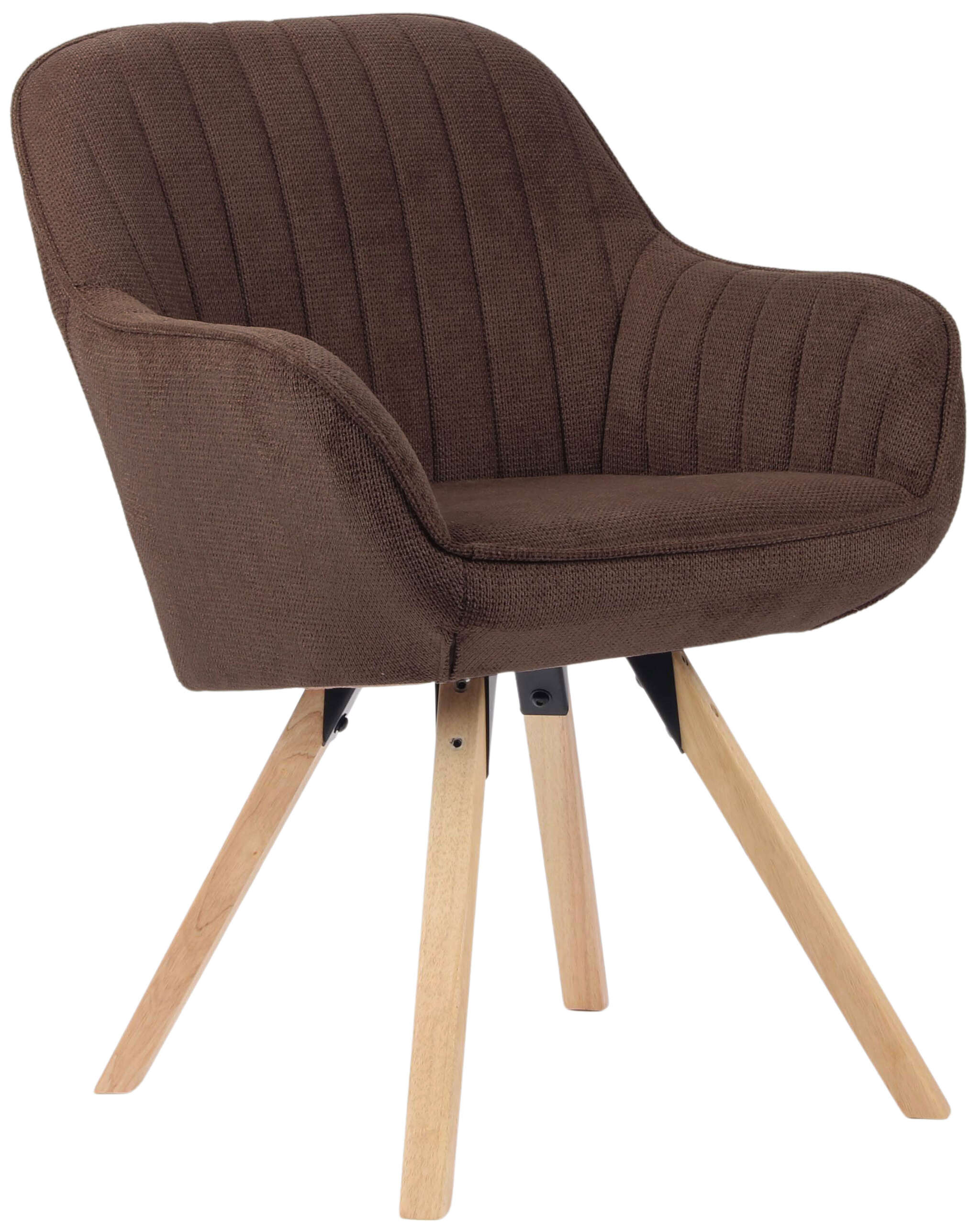 Esszimmerstuhl Matera braun drehbar FSC® -zertifiziert