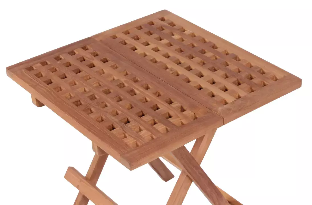 Beistelltisch Woodie Teak 50x50cm eckig