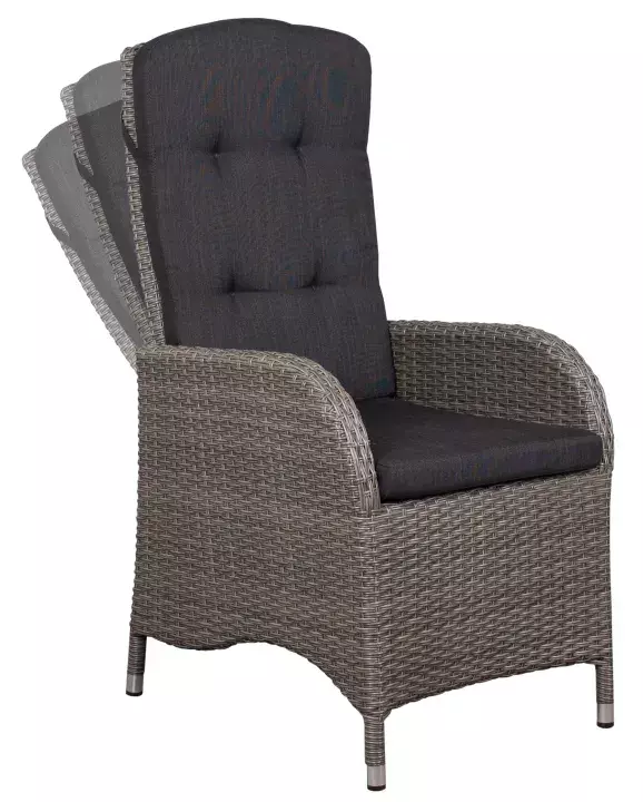 Relaxsessel Juan Dining 8 mm smokey grey