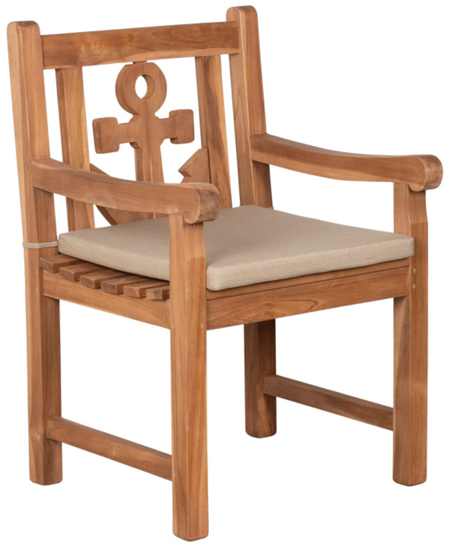 Sitzkissen 2er Set uni taupe ca