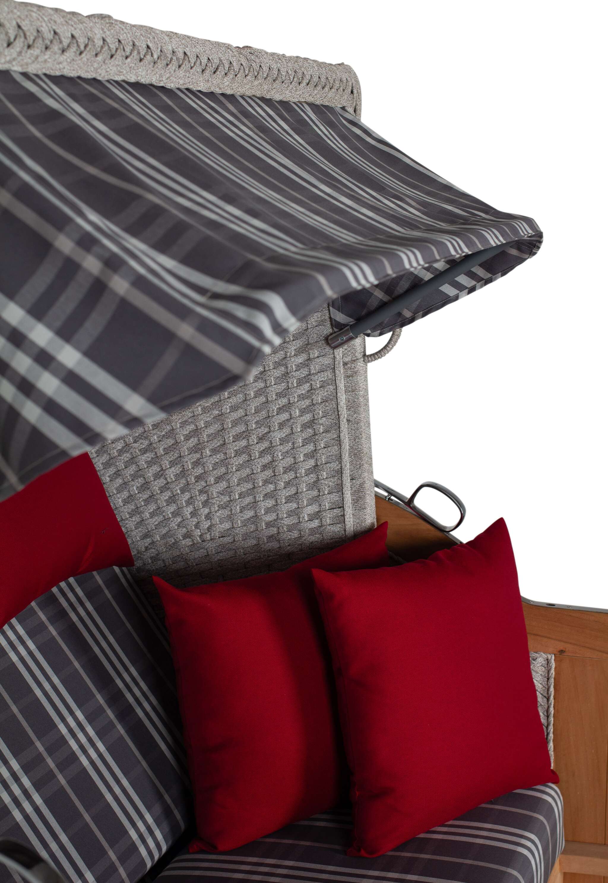 Strandkorb deVries PURE® Aruba XL Rope 15mm ivory Des. 188