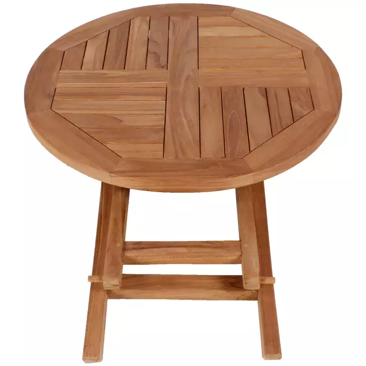 Tisch Woodie 70 cm rund Teak