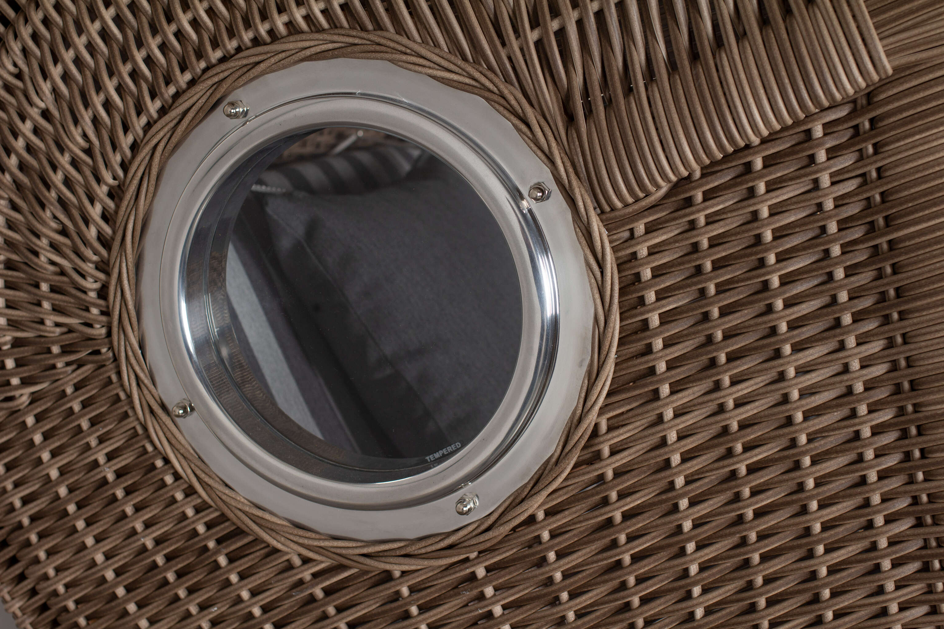 Strandkorb deVries PURE® Seemöwe Single white kubu Des.  254