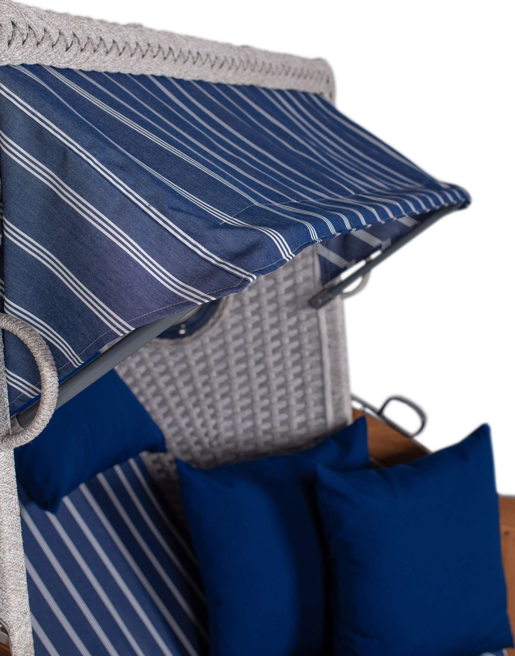 Strandkorb deVries PURE® Aruba XL Rope 15mm ivory Des. 236