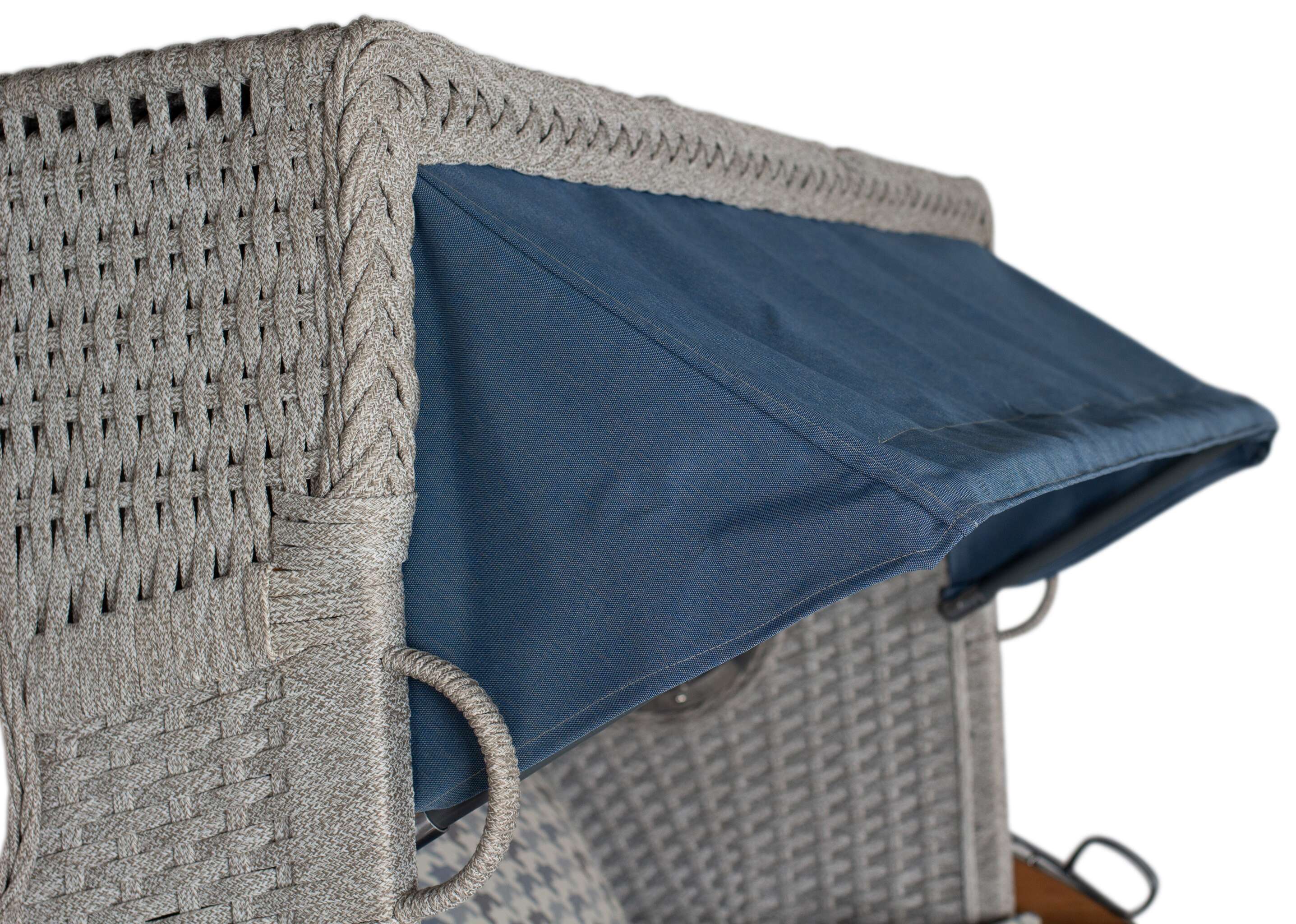 Strandkorb deVries PURE® Aruba XL Rope 15mm ivory Des. 509