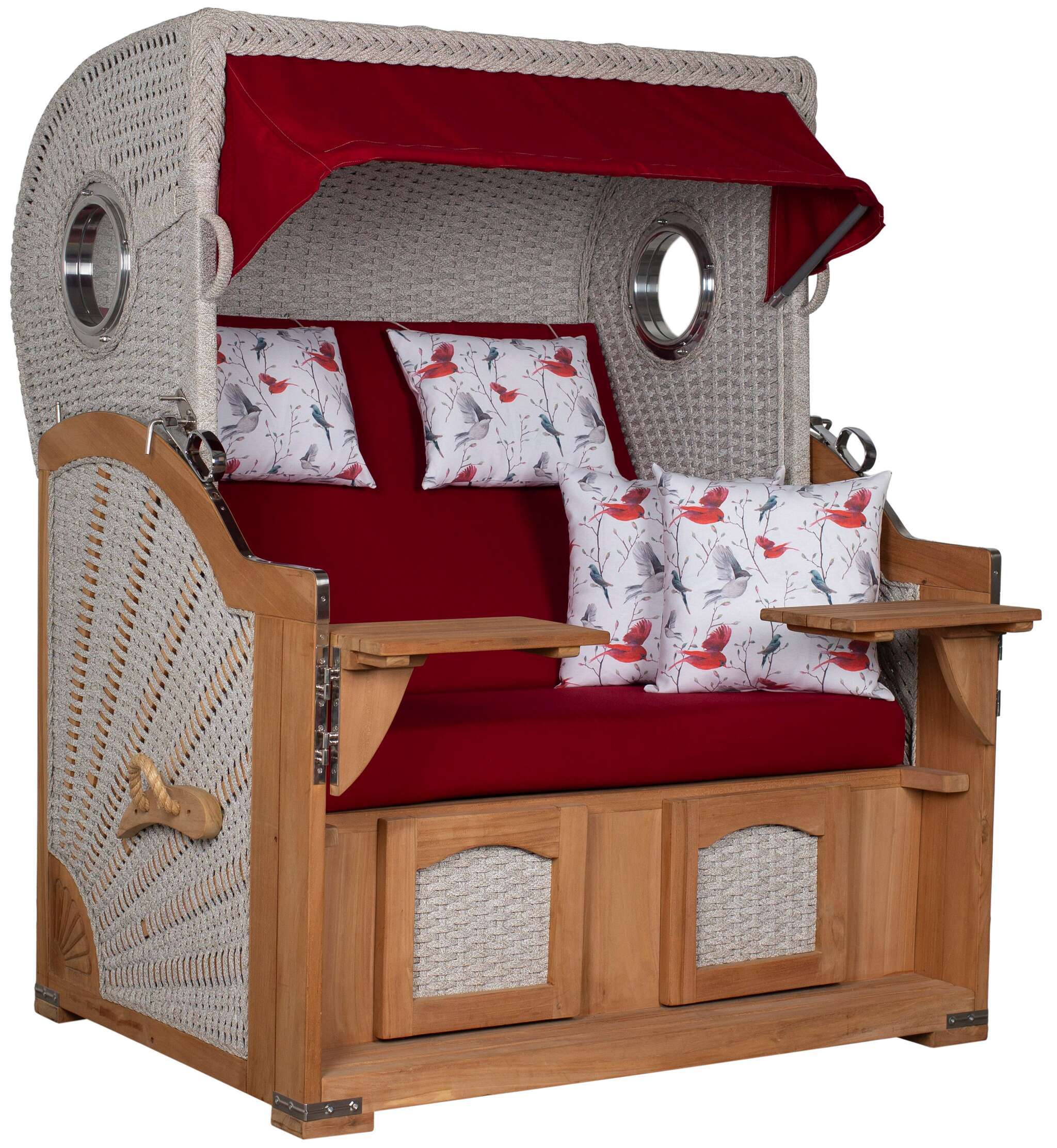 Strandkorb deVries PURE® Aruba XL Rope 15mm ivory Des. 107