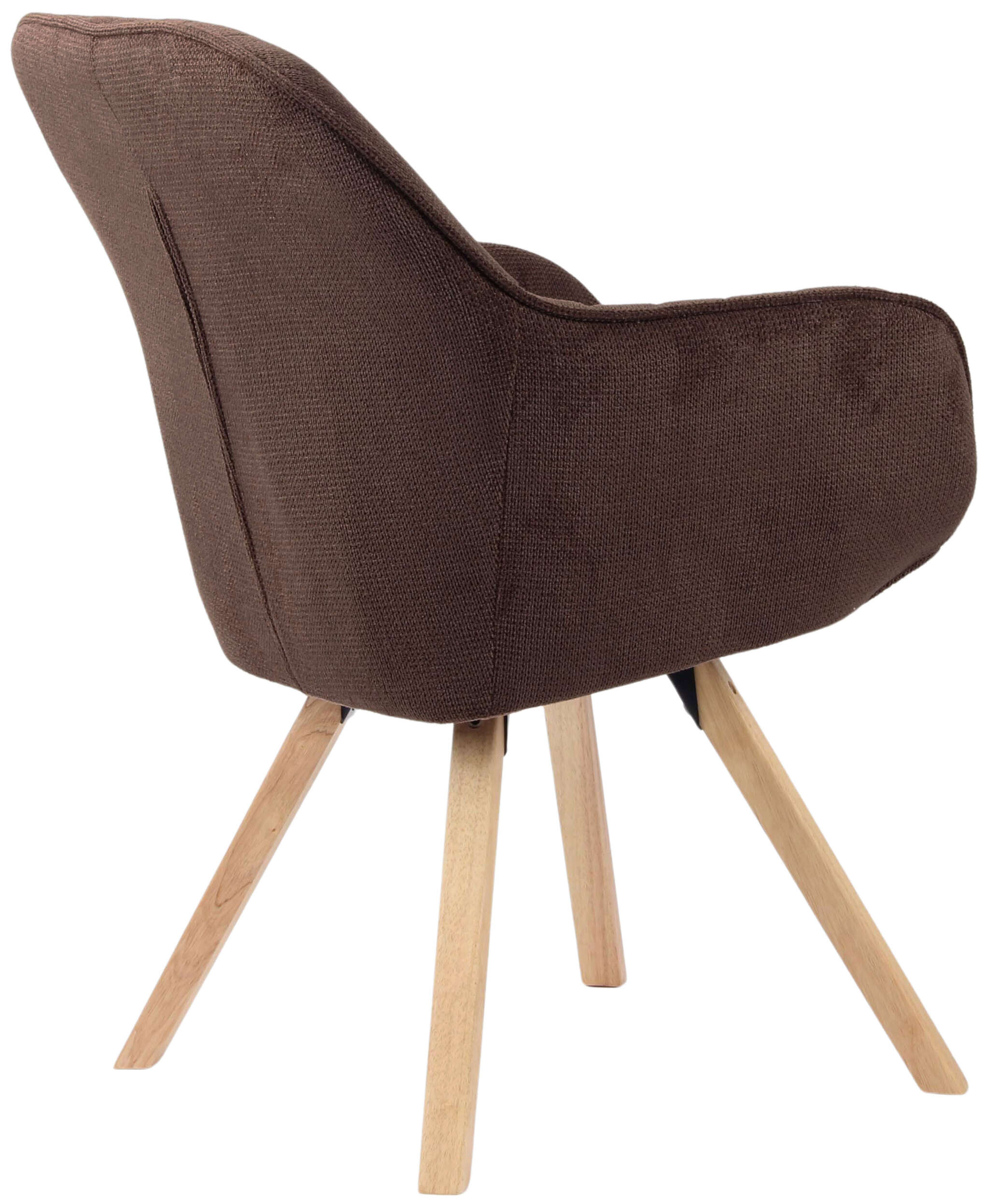 Esszimmerstuhl Matera braun drehbar FSC® -zertifiziert